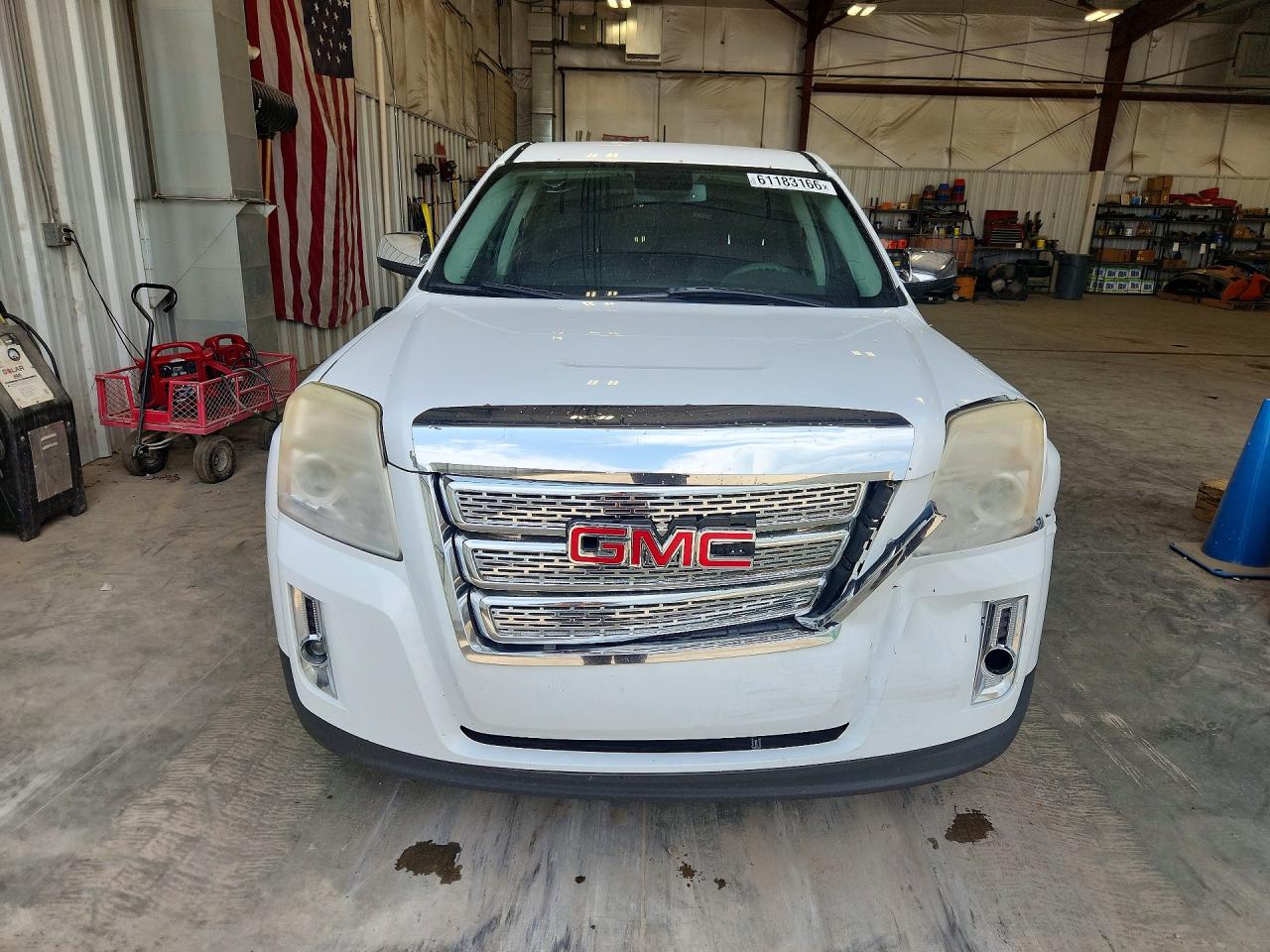 2013 Gmc Terrain Sle White vin: 2GKALMEK6D6319935