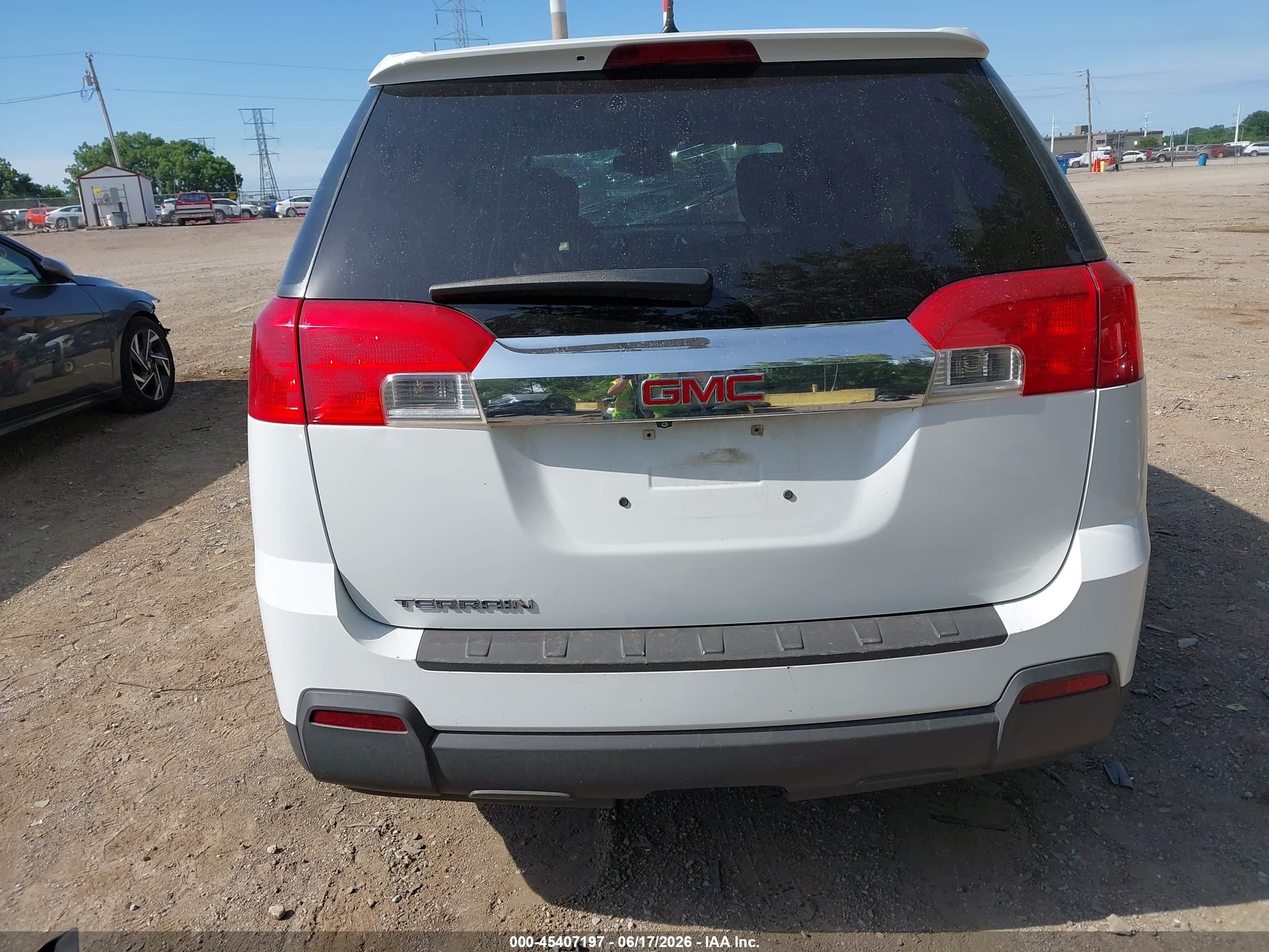 2014 Gmc Terrain Sle-1 White vin: 2GKALMEK6E6106856