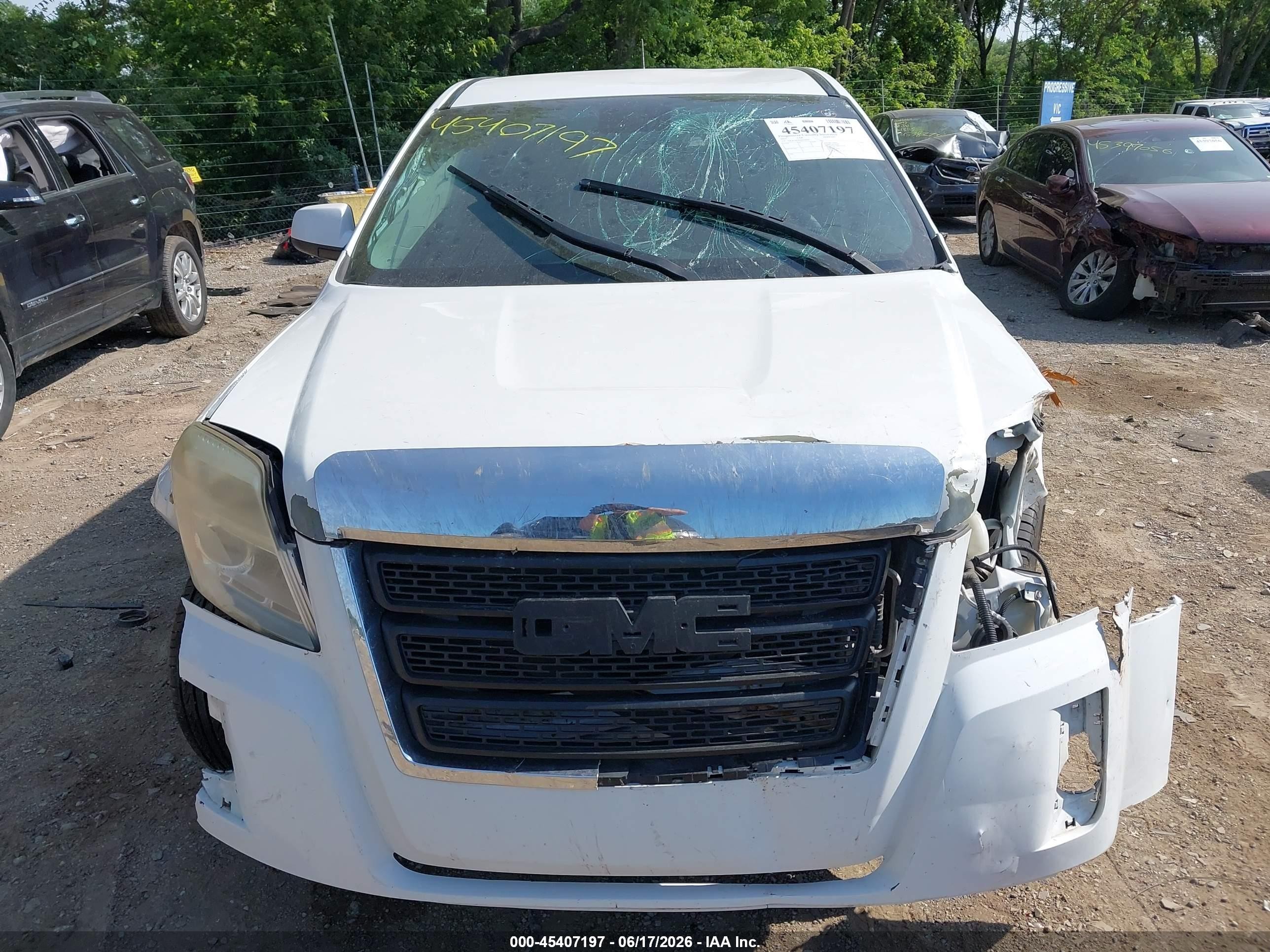 2014 Gmc Terrain Sle-1 White vin: 2GKALMEK6E6106856