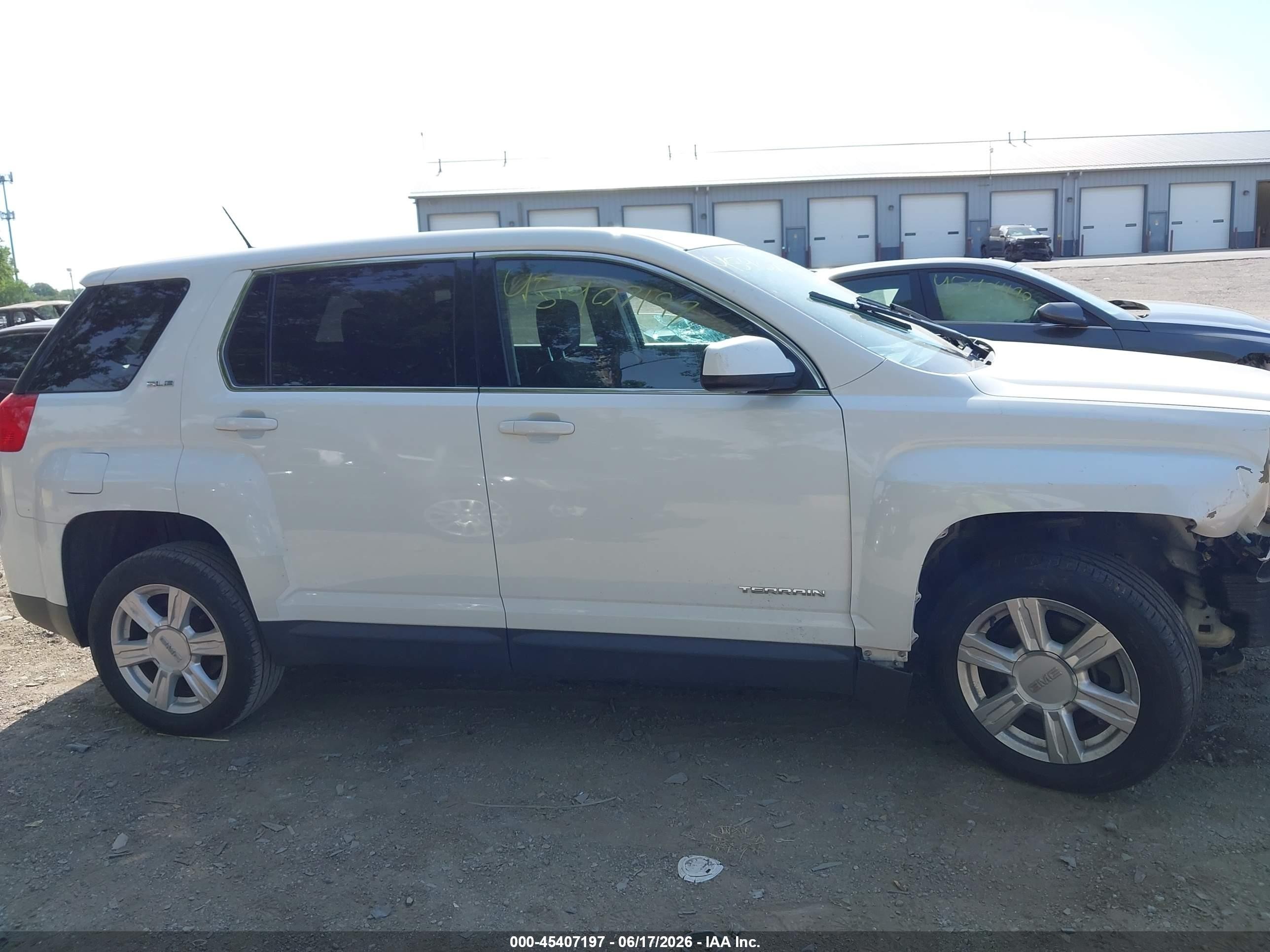 2014 Gmc Terrain Sle-1 White vin: 2GKALMEK6E6106856