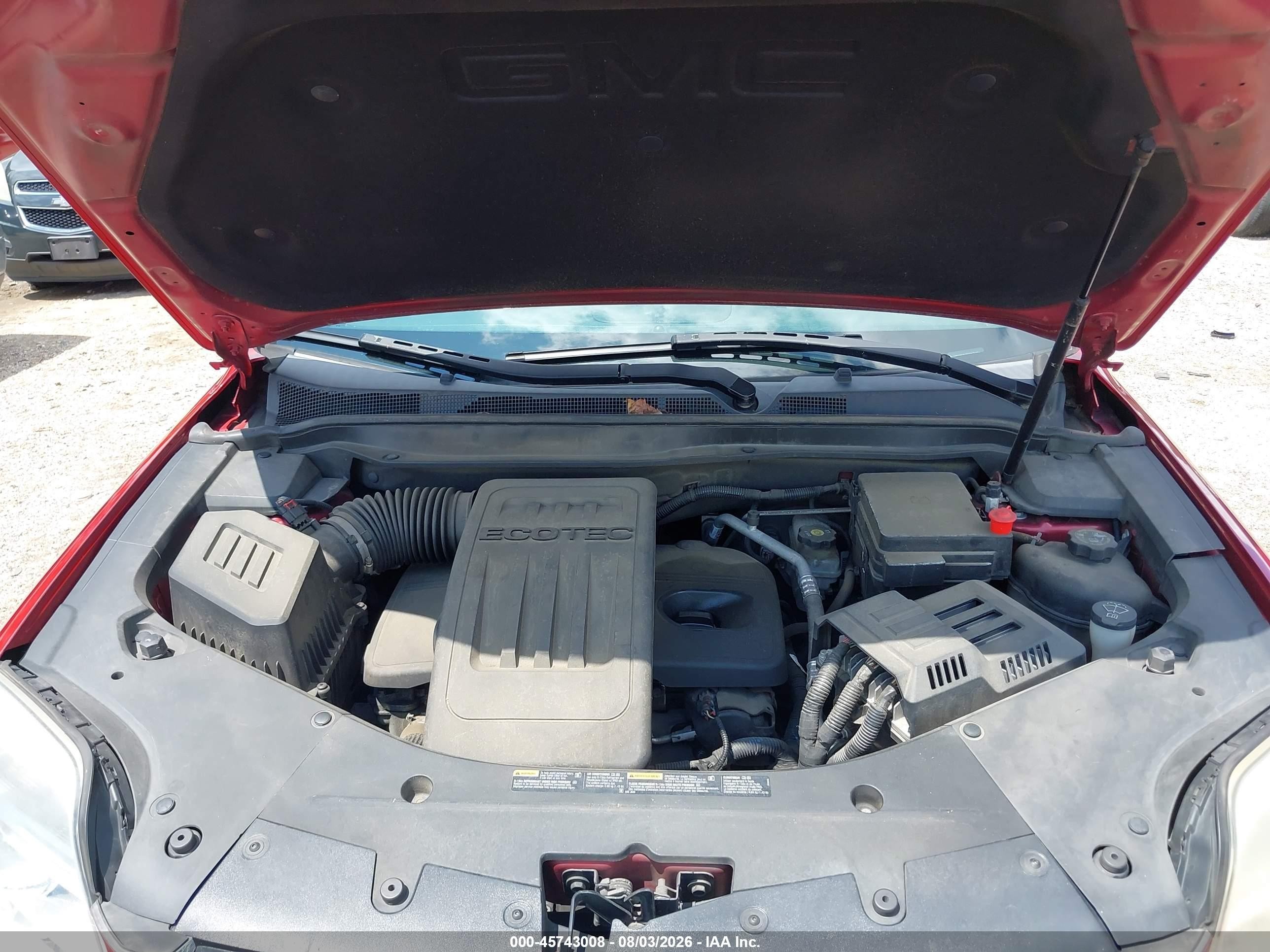 2014 Gmc Terrain Sle-1 Red vin: 2GKALMEK6E6142045