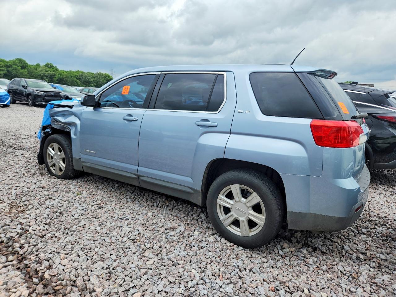 2014 Gmc Terrain Sle Blue vin: 2GKALMEK6E6142353