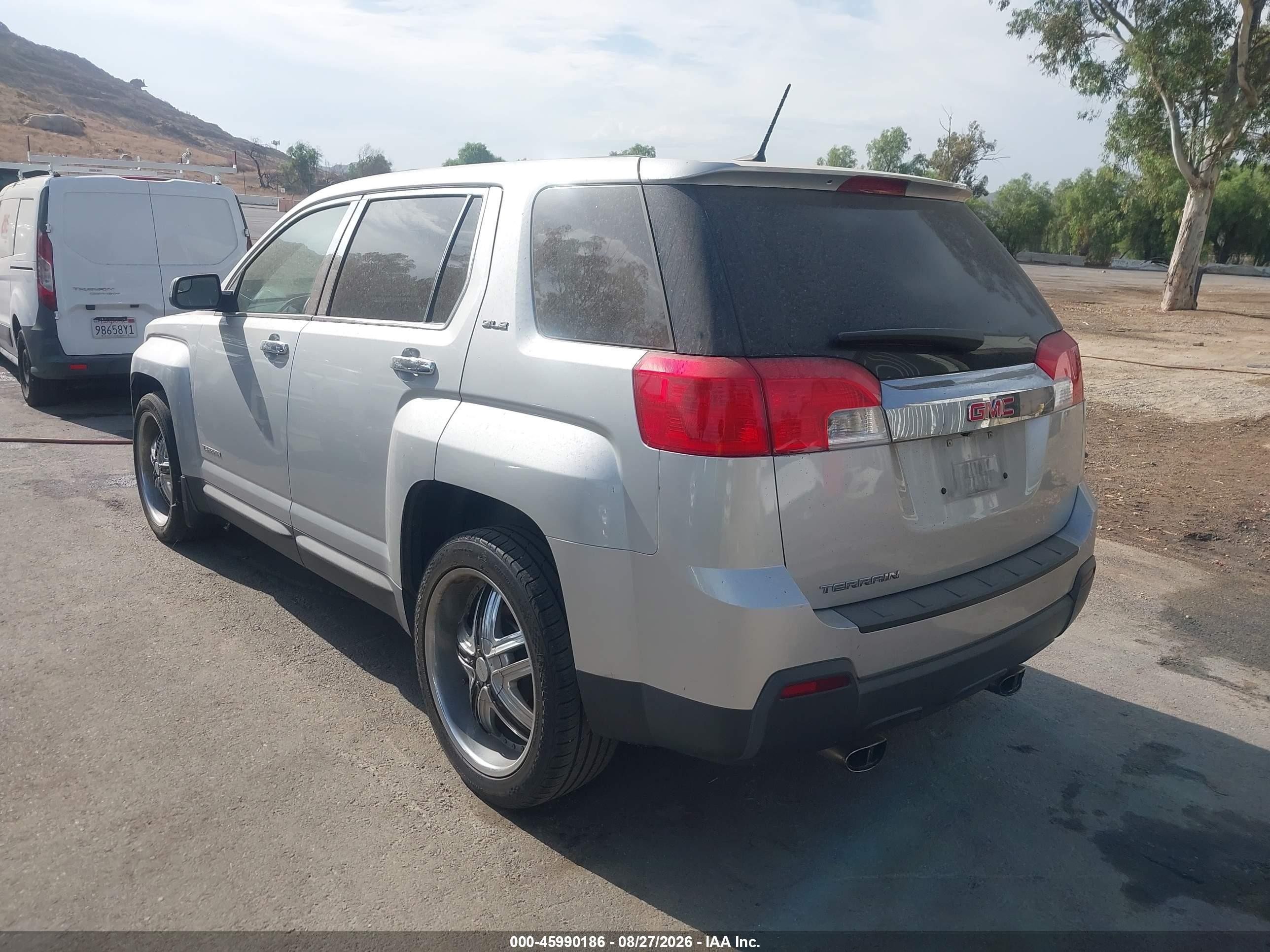 2014 Gmc Terrain Sle-1 Silver vin: 2GKALMEK6E6161629