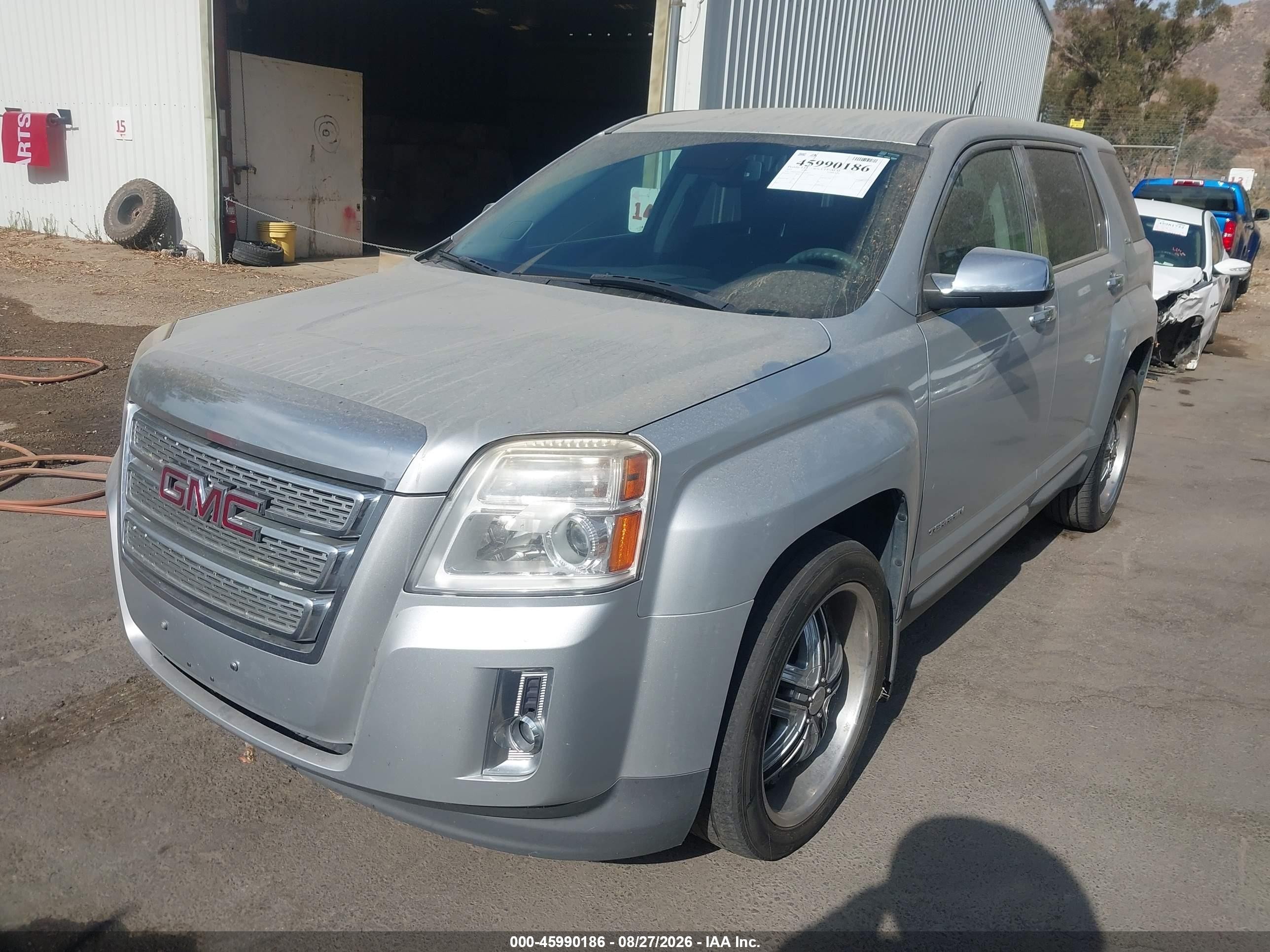 2014 Gmc Terrain Sle-1 Silver vin: 2GKALMEK6E6161629