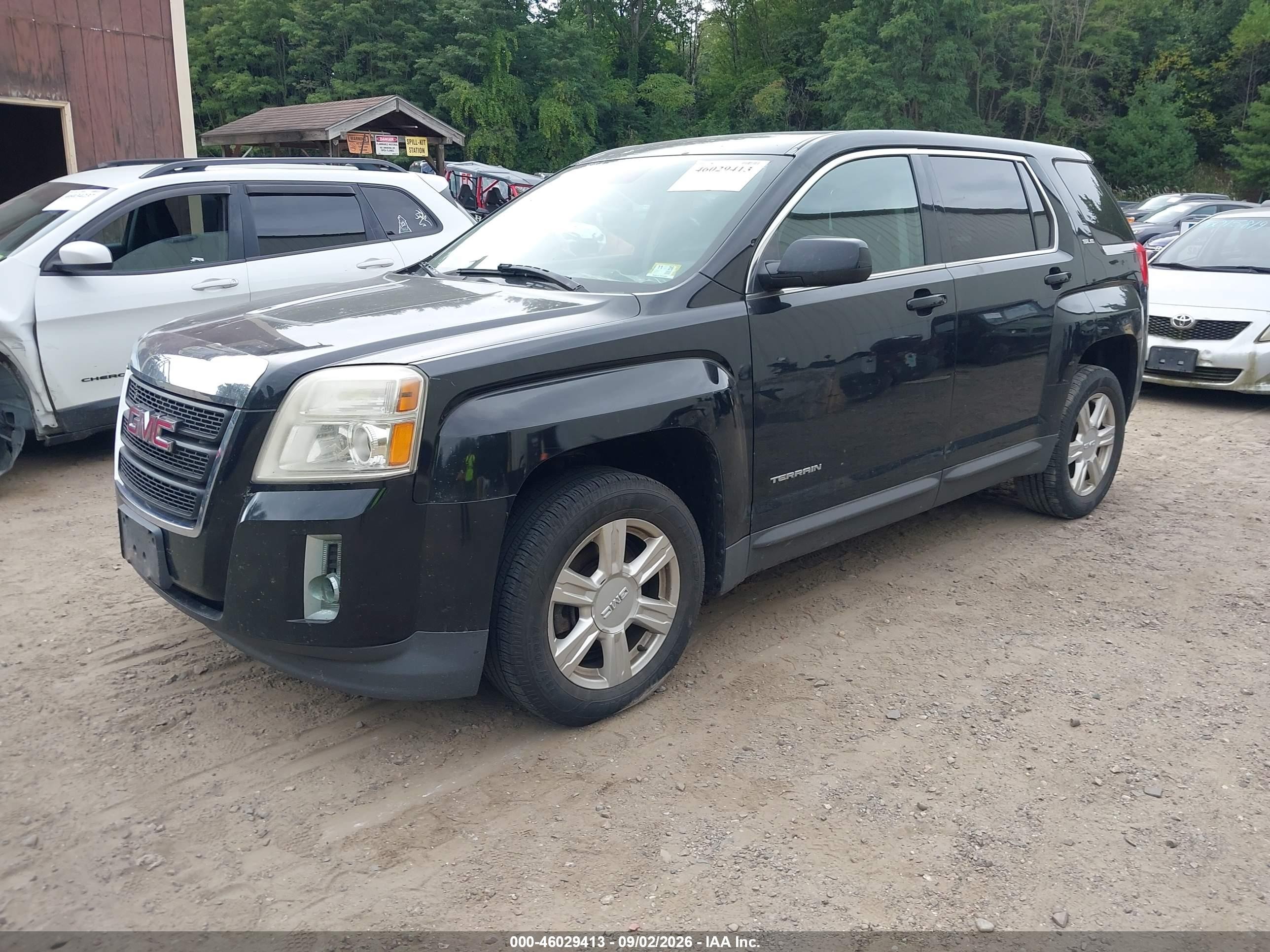 2014 Gmc Terrain Sle-1 Black vin: 2GKALMEK6E6173487