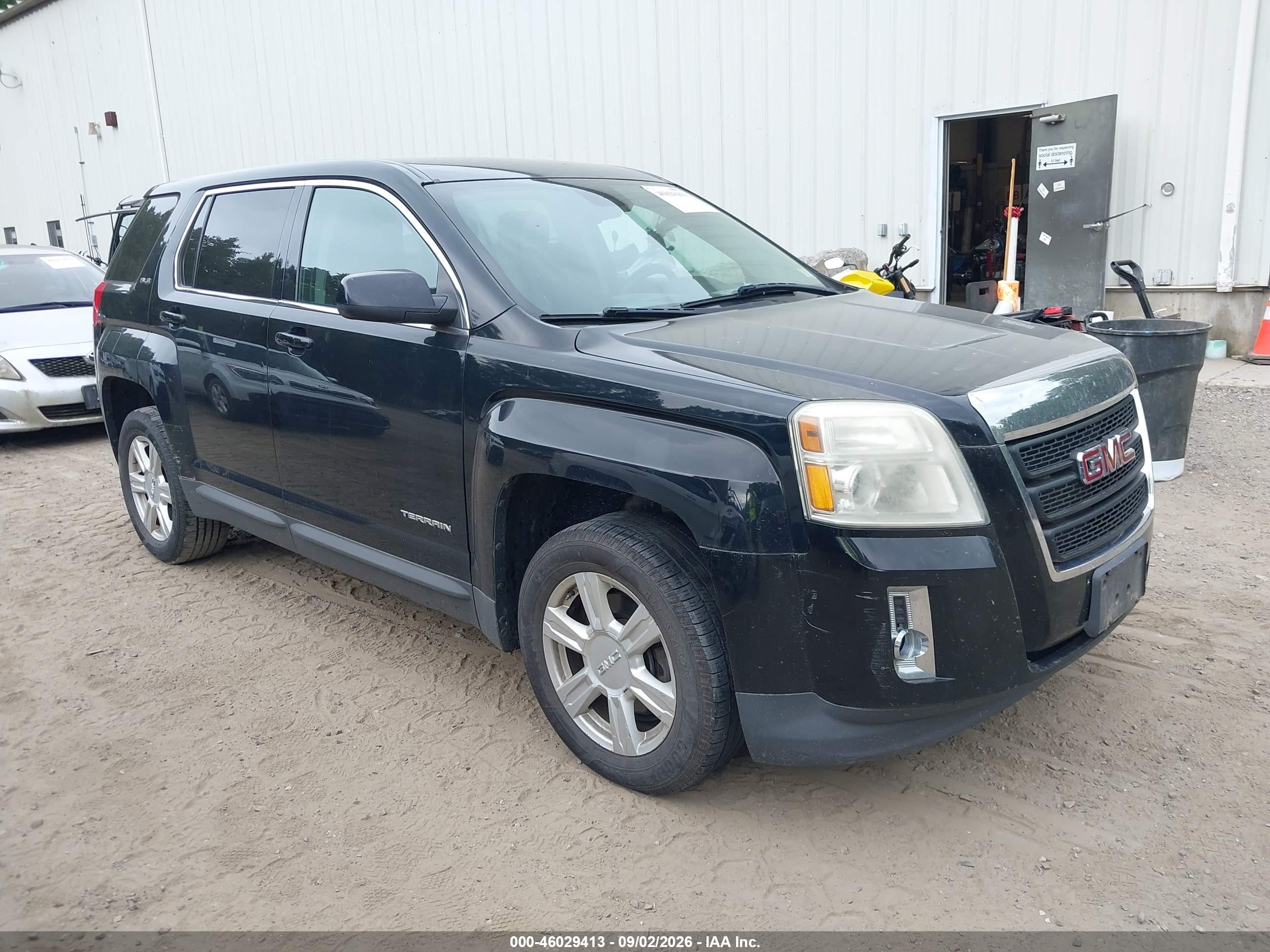 2014 Gmc Terrain Sle-1 Black vin: 2GKALMEK6E6173487