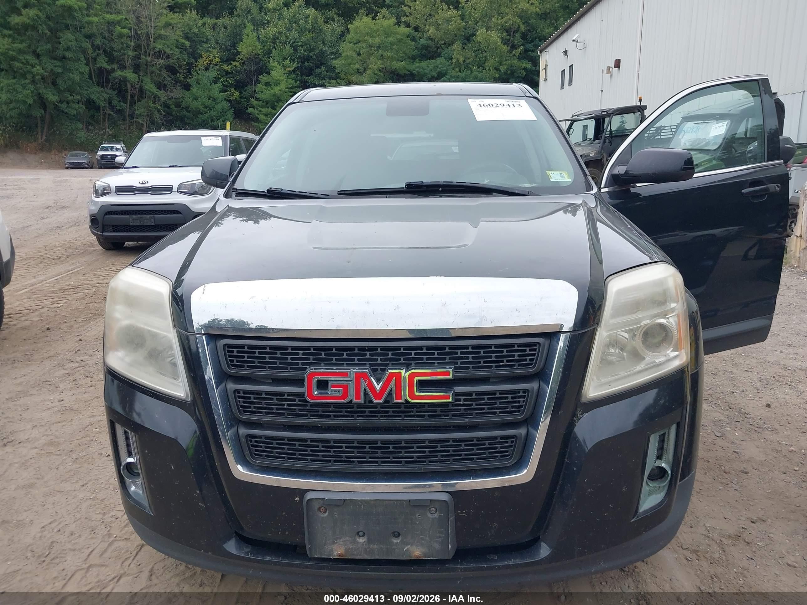 2014 Gmc Terrain Sle-1 Black vin: 2GKALMEK6E6173487