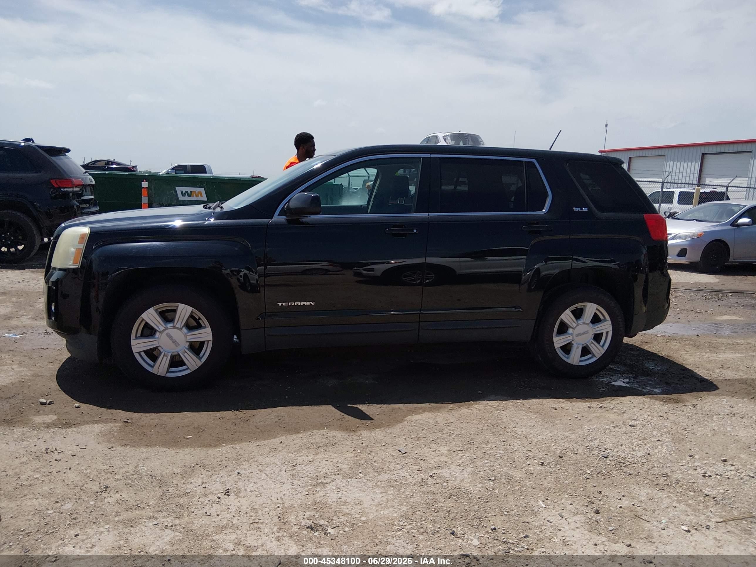 2014 Gmc Terrain Sle-1 Black vin: 2GKALMEK6E6293726