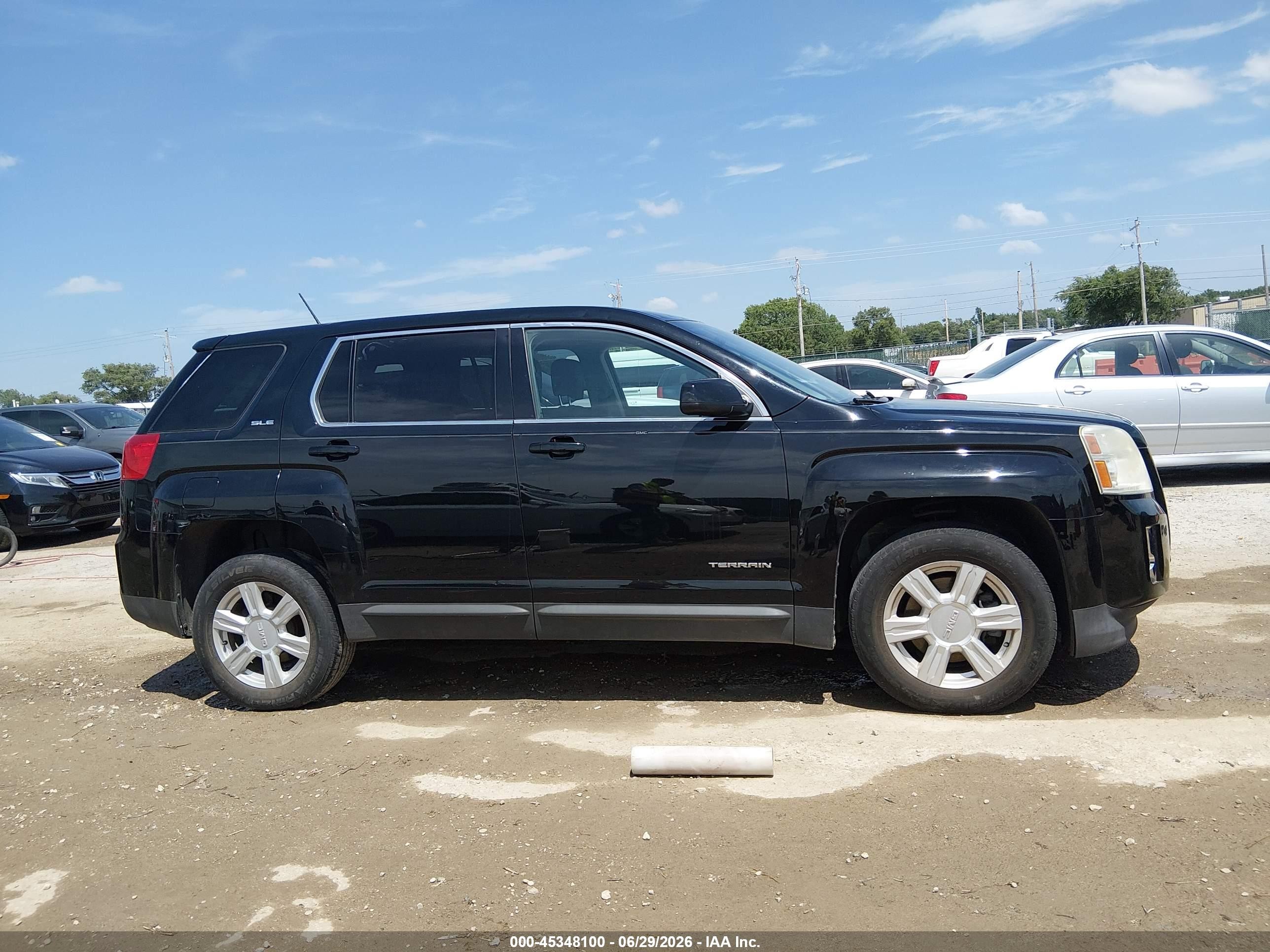 2014 Gmc Terrain Sle-1 Black vin: 2GKALMEK6E6293726