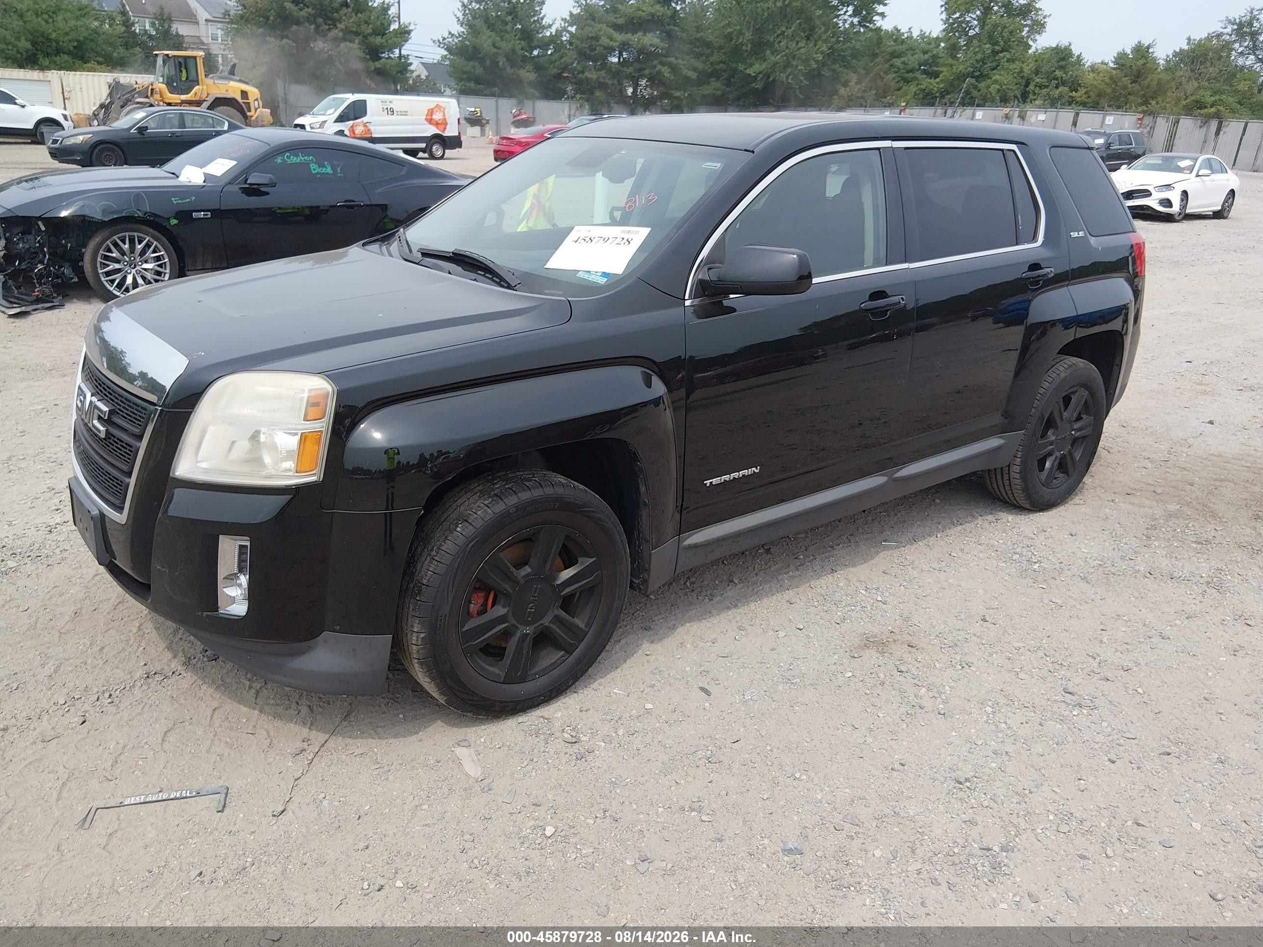 2014 Gmc Terrain Sle-1 Черный vin: 2GKALMEK6E6314302