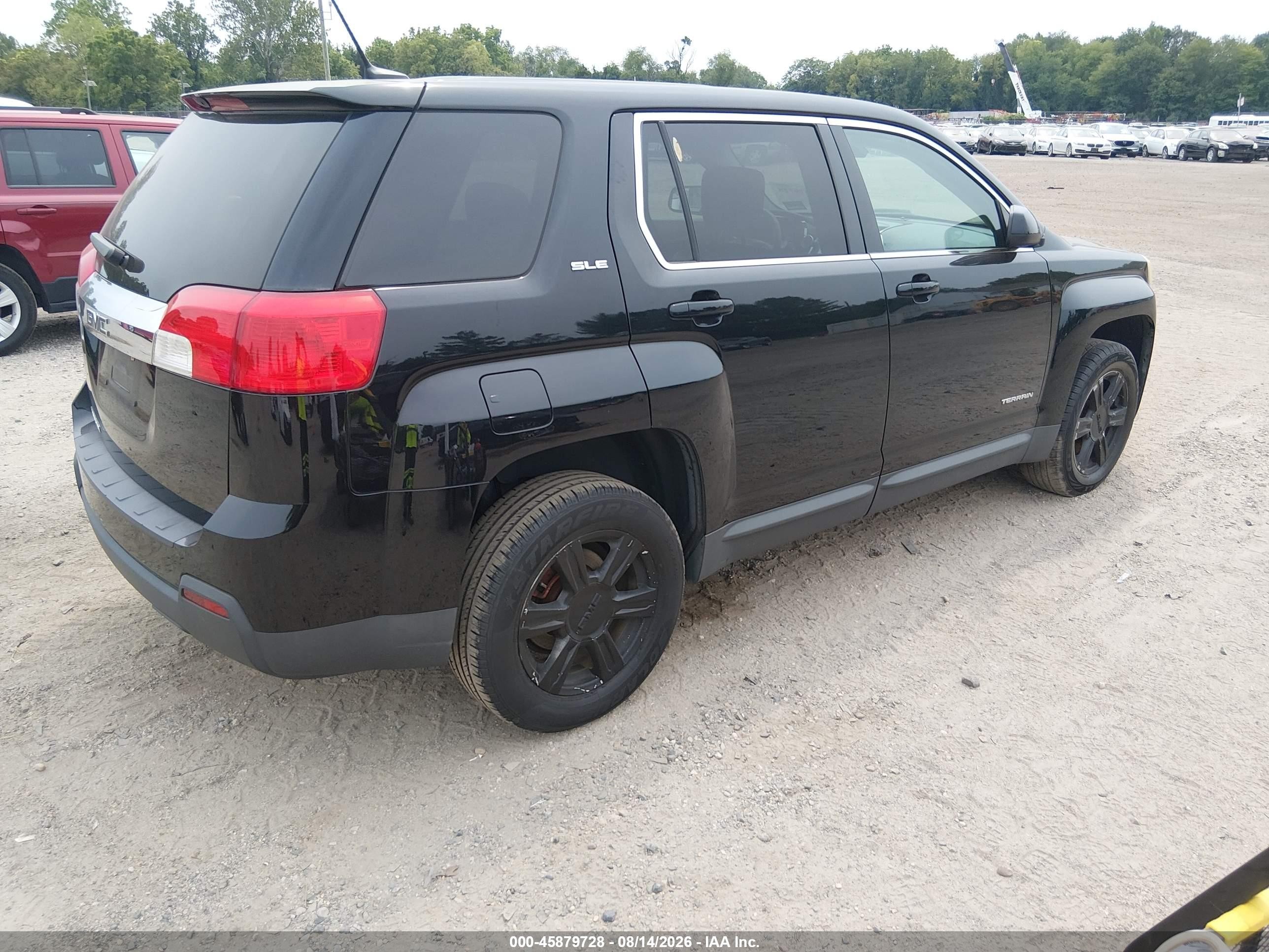 2014 Gmc Terrain Sle-1 Черный vin: 2GKALMEK6E6314302