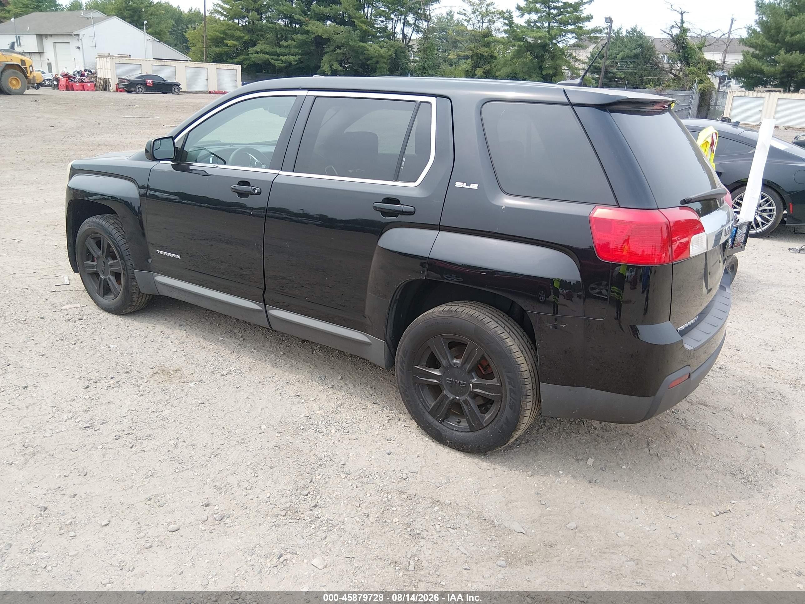 2014 Gmc Terrain Sle-1 Черный vin: 2GKALMEK6E6314302