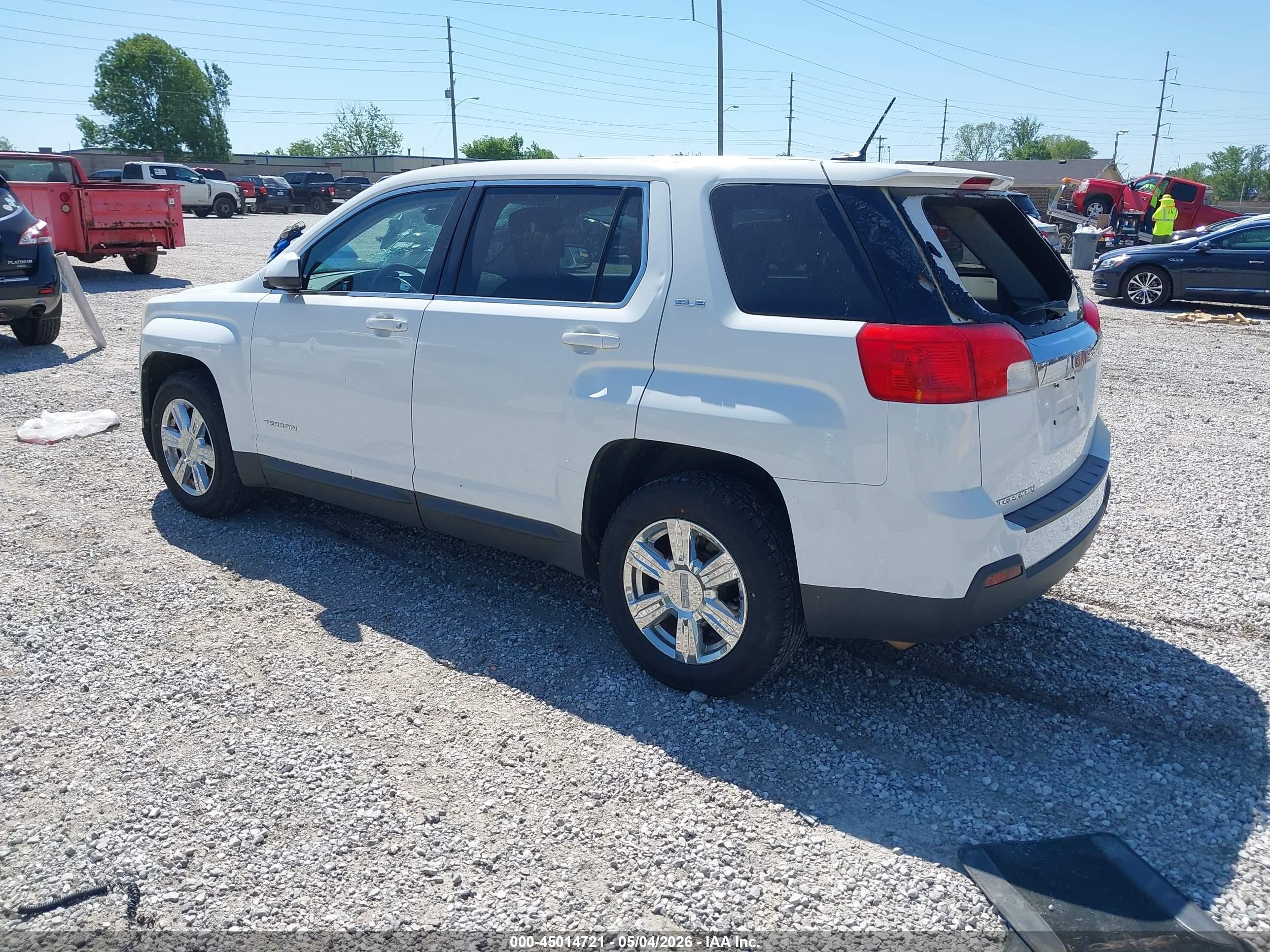 2014 Gmc Terrain Sle-1 White vin: 2GKALMEK6E6343699