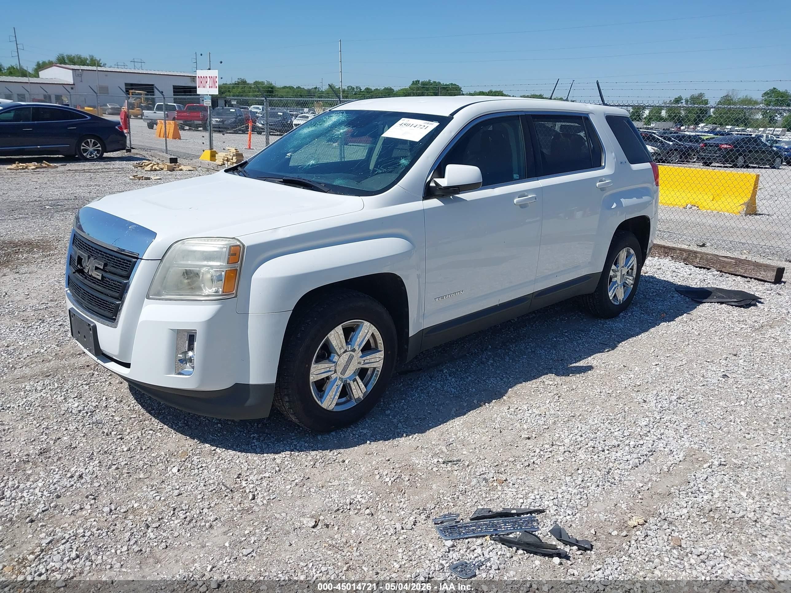 2014 Gmc Terrain Sle-1 White vin: 2GKALMEK6E6343699