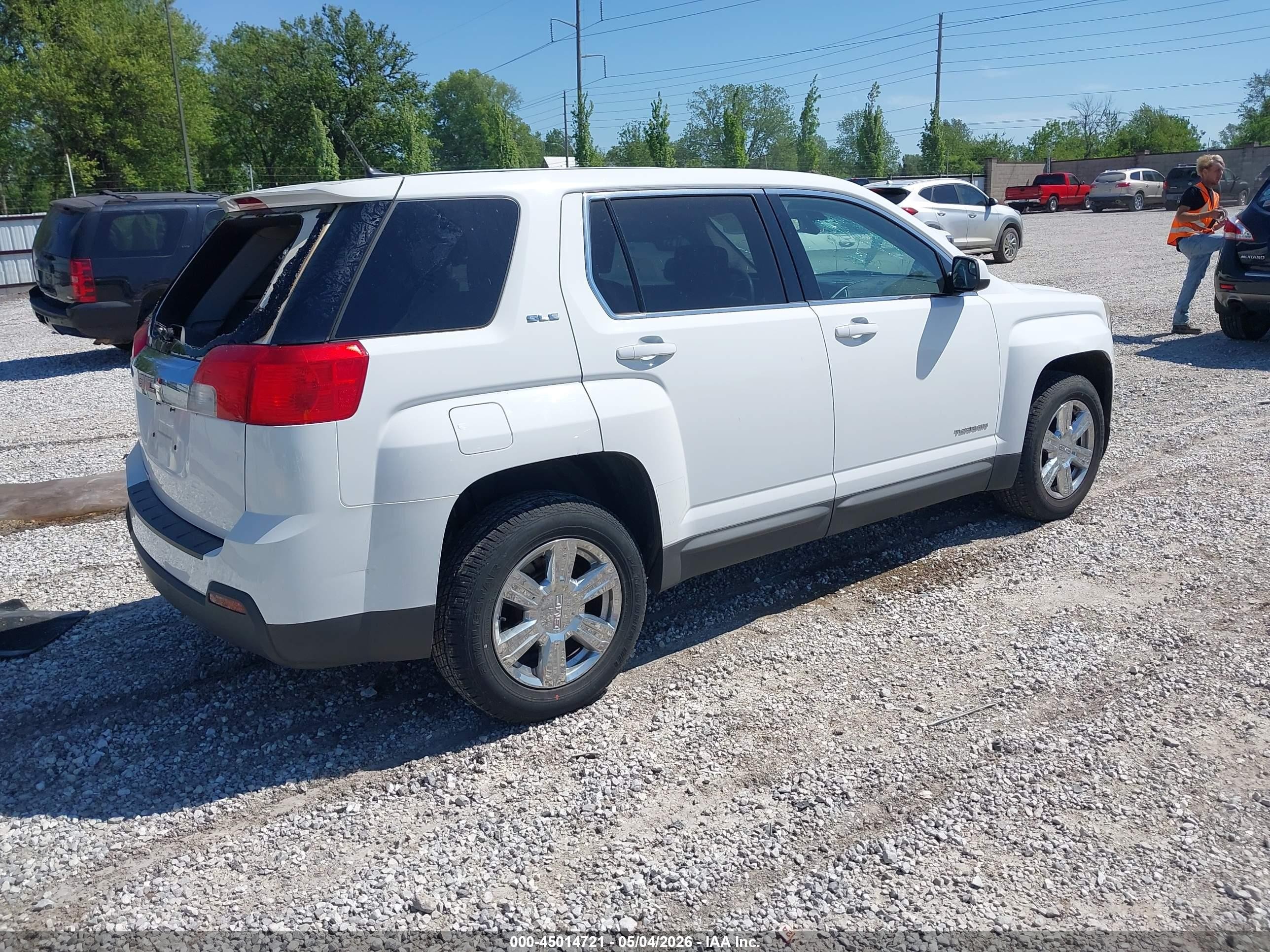 2014 Gmc Terrain Sle-1 White vin: 2GKALMEK6E6343699