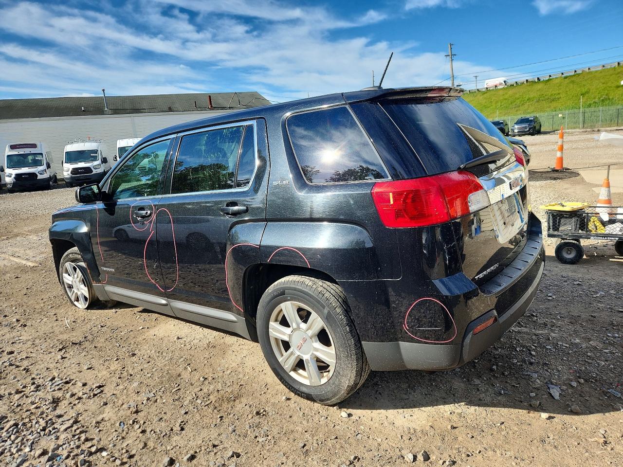 2015 Gmc Terrain Sle Угольный vin: 2GKALMEK6F6206487