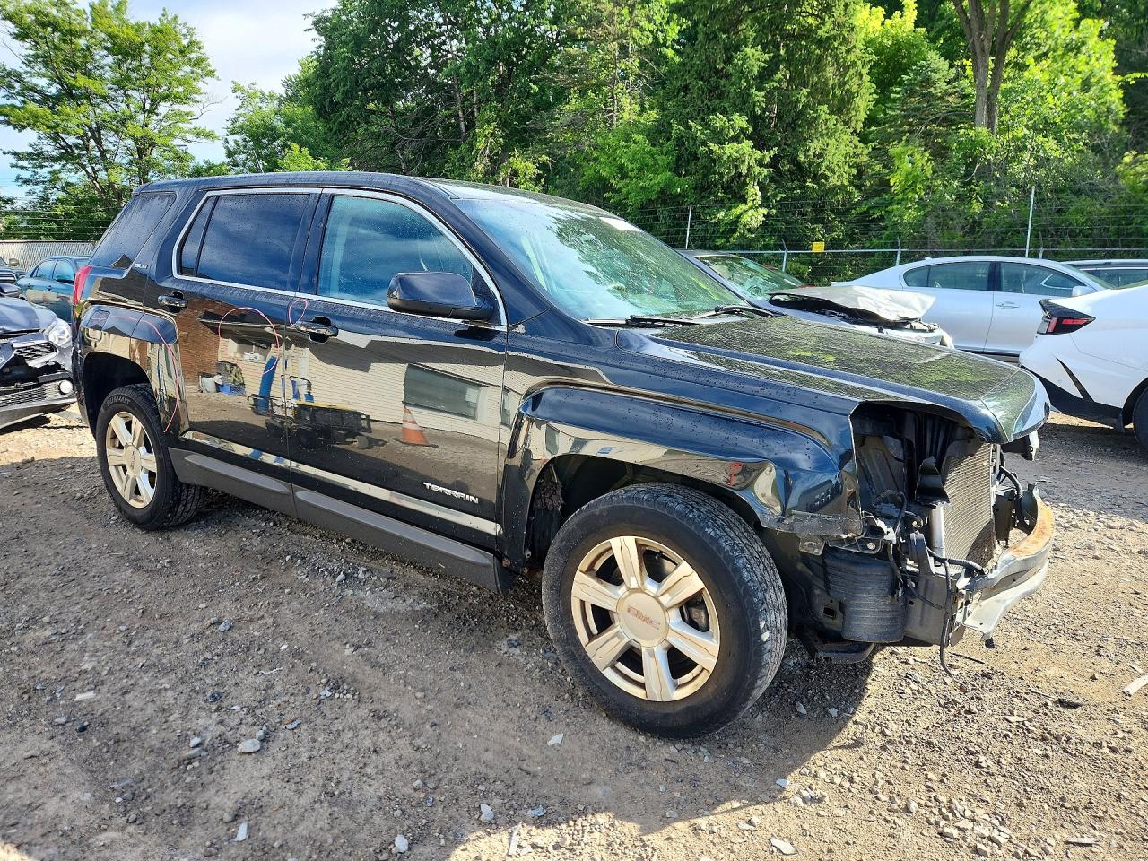 2015 Gmc Terrain Sle Угольный vin: 2GKALMEK6F6206487