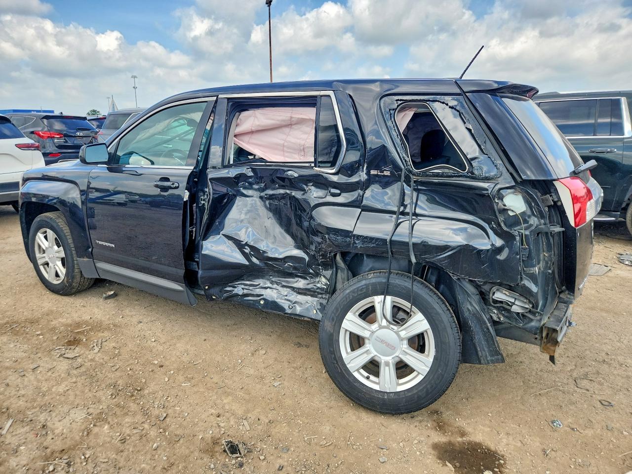 2015 Gmc Terrain Sle Black vin: 2GKALMEK6F6304516