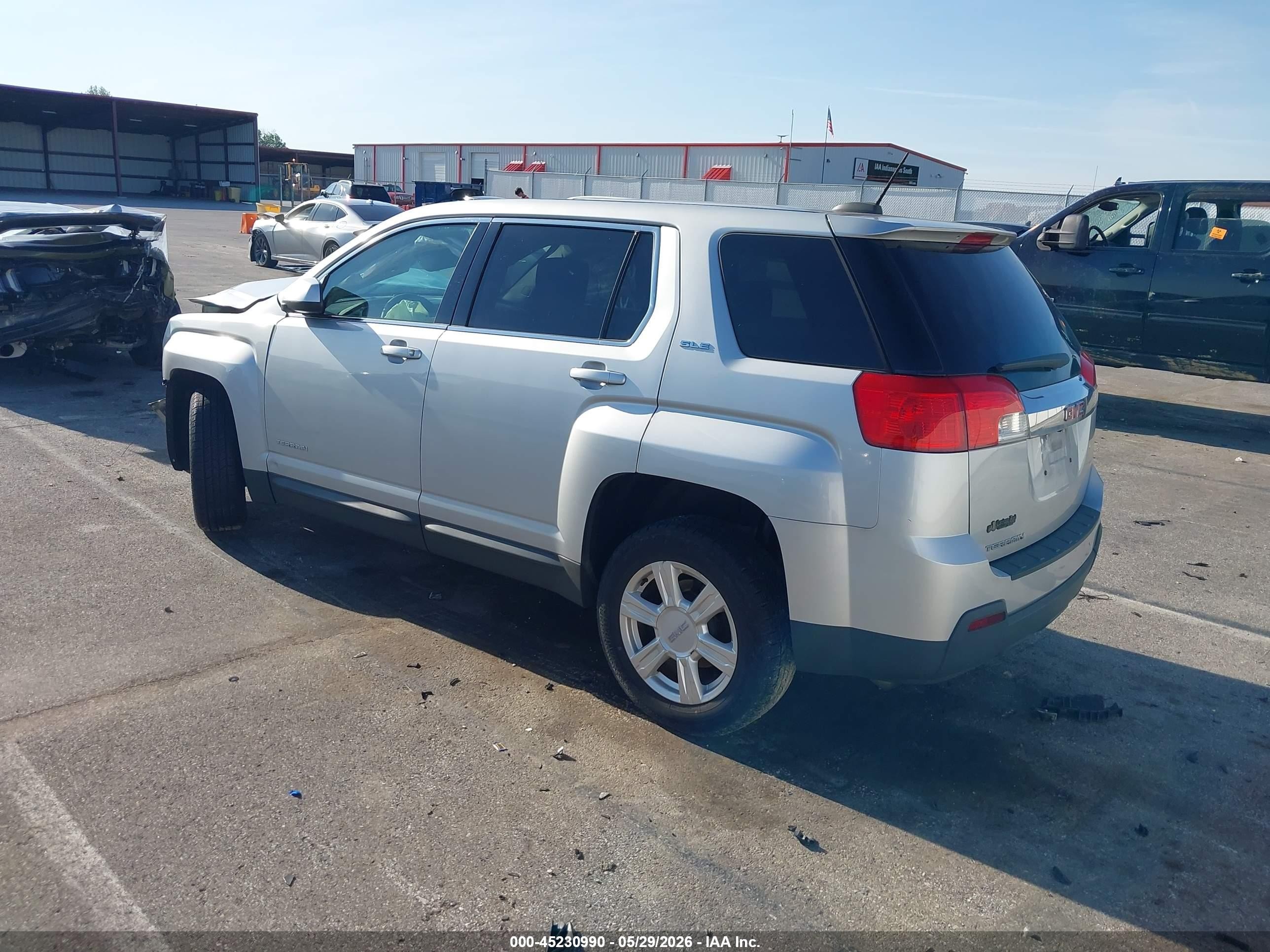 2015 Gmc Terrain Sle-1 Silver vin: 2GKALMEK6F6317332