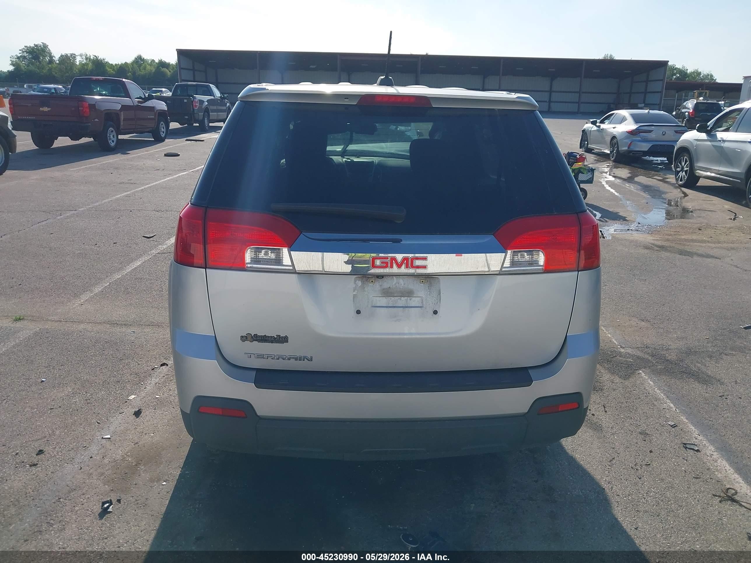 2015 Gmc Terrain Sle-1 Silver vin: 2GKALMEK6F6317332