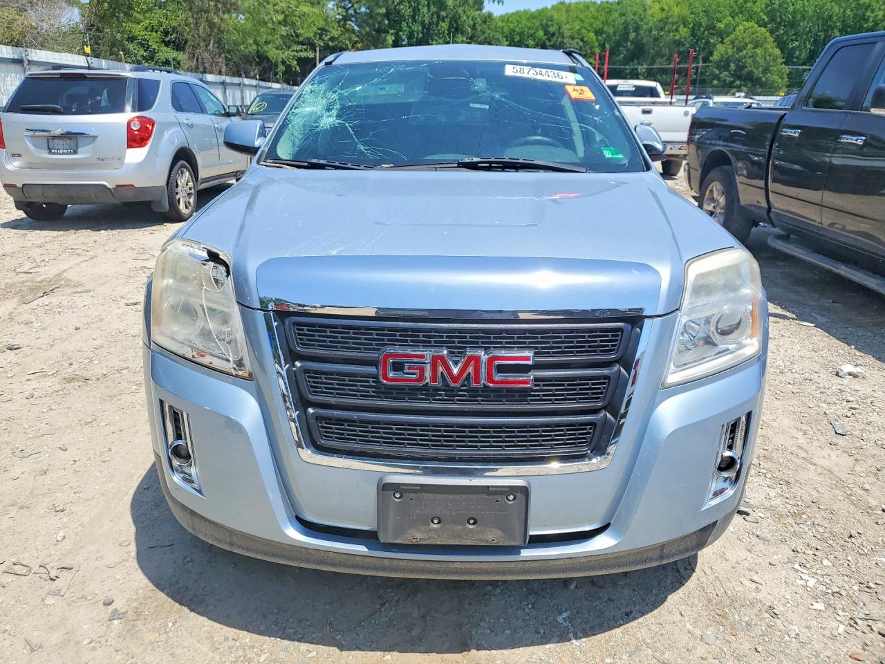 2015 Gmc Terrain Sle Blue vin: 2GKALMEK6F6320005