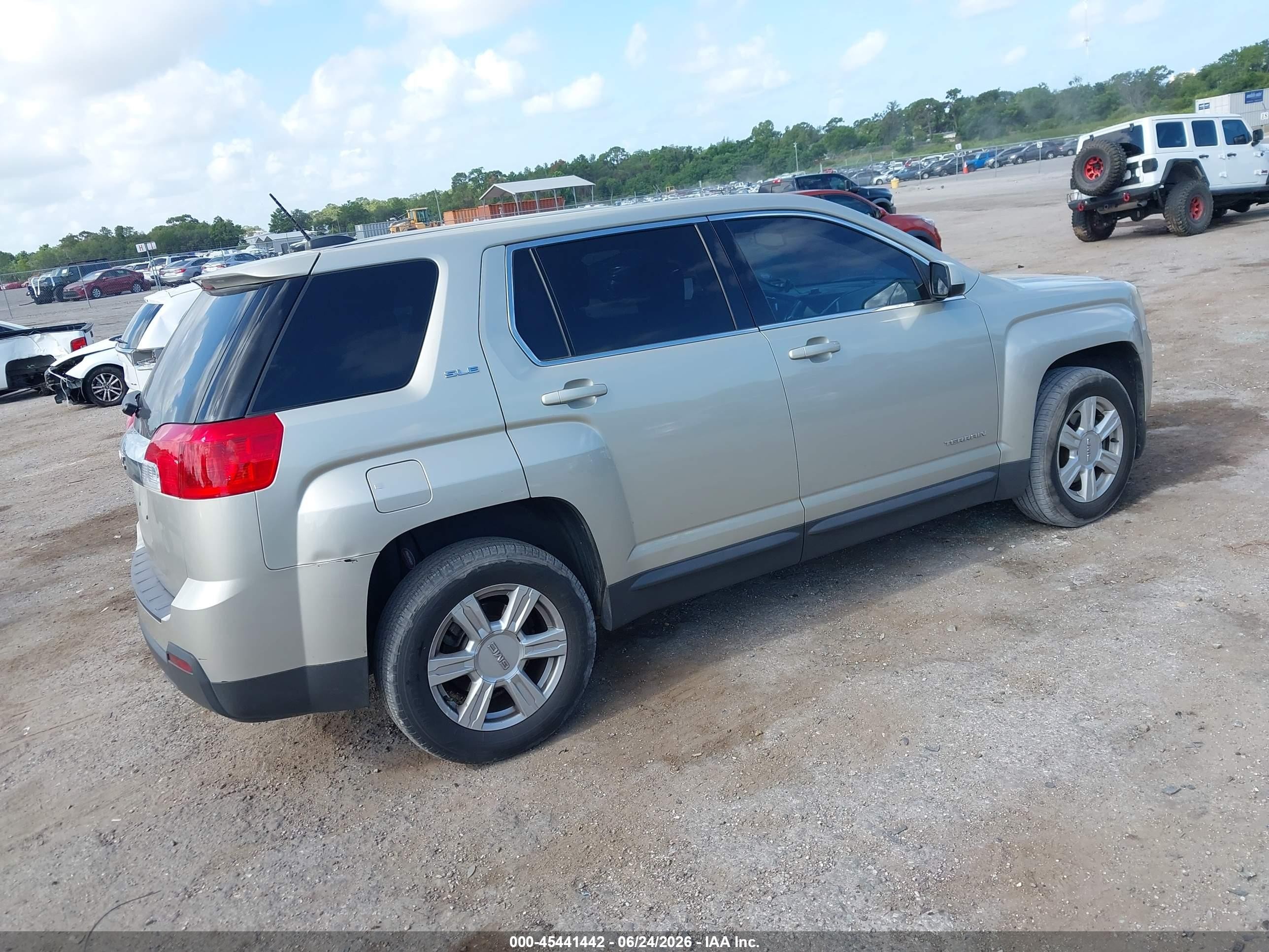 2015 Gmc Terrain Sle-1 Beige vin: 2GKALMEK6F6373528