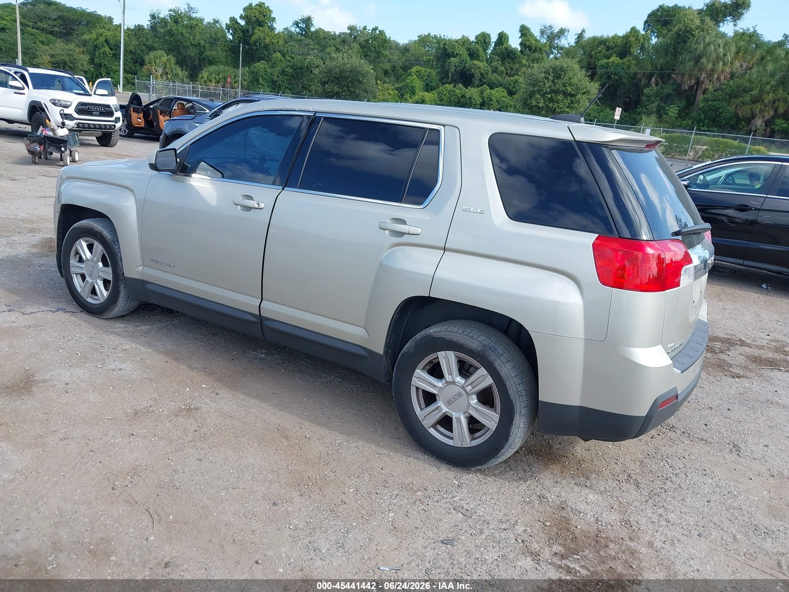 2015 Gmc Terrain Sle-1 Beige vin: 2GKALMEK6F6373528