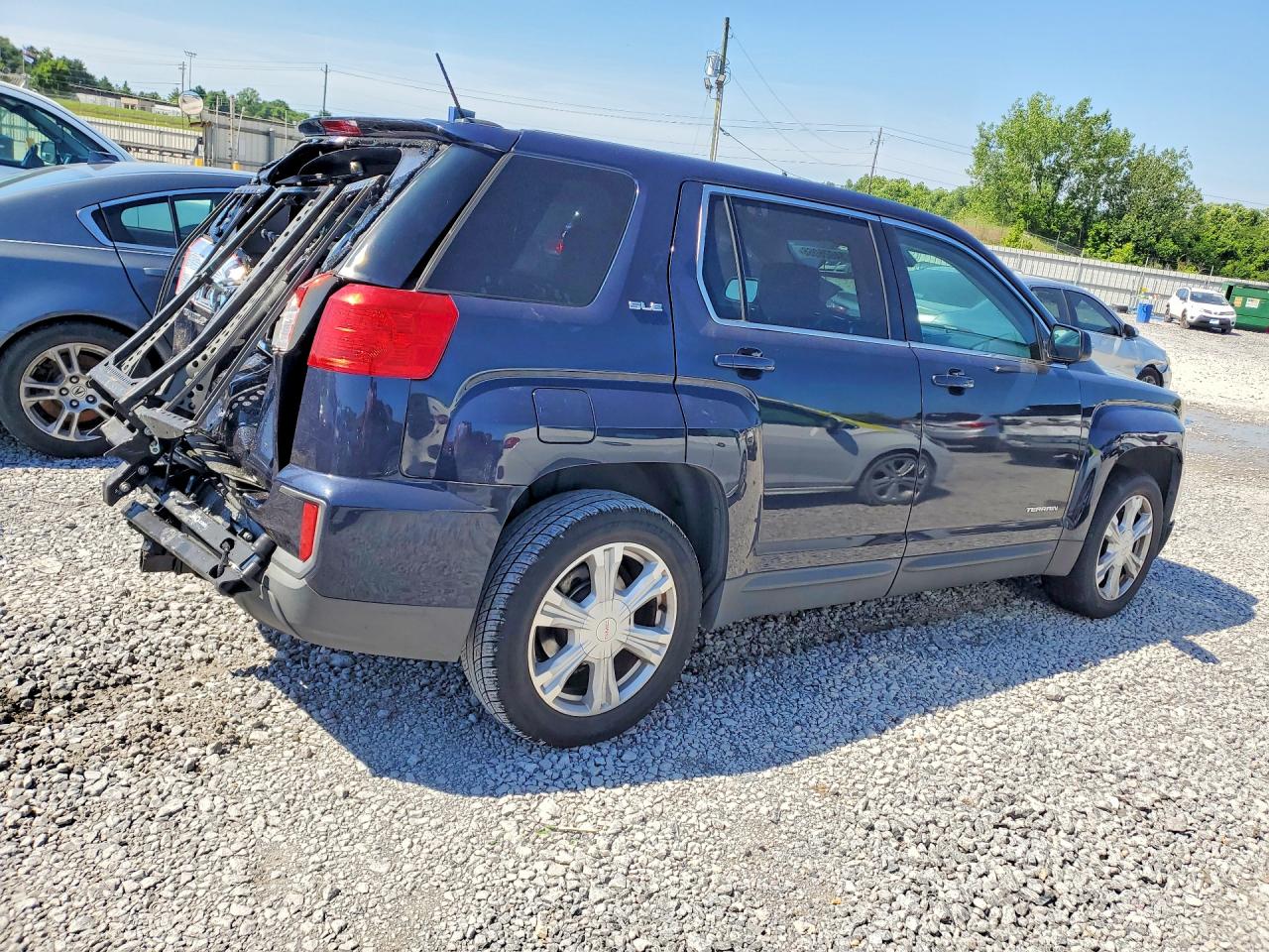 2017 Gmc Terrain Slt Blue vin: 2GKALMEK6H6128103