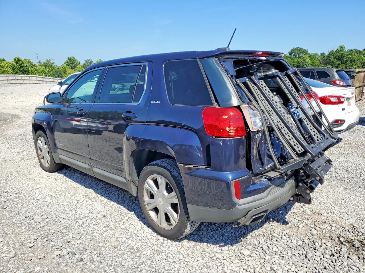 2017 Gmc Terrain Slt Blue vin: 2GKALMEK6H6128103