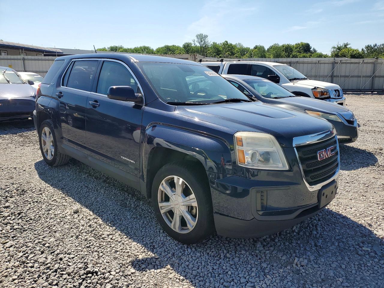 2017 Gmc Terrain Slt Blue vin: 2GKALMEK6H6128103