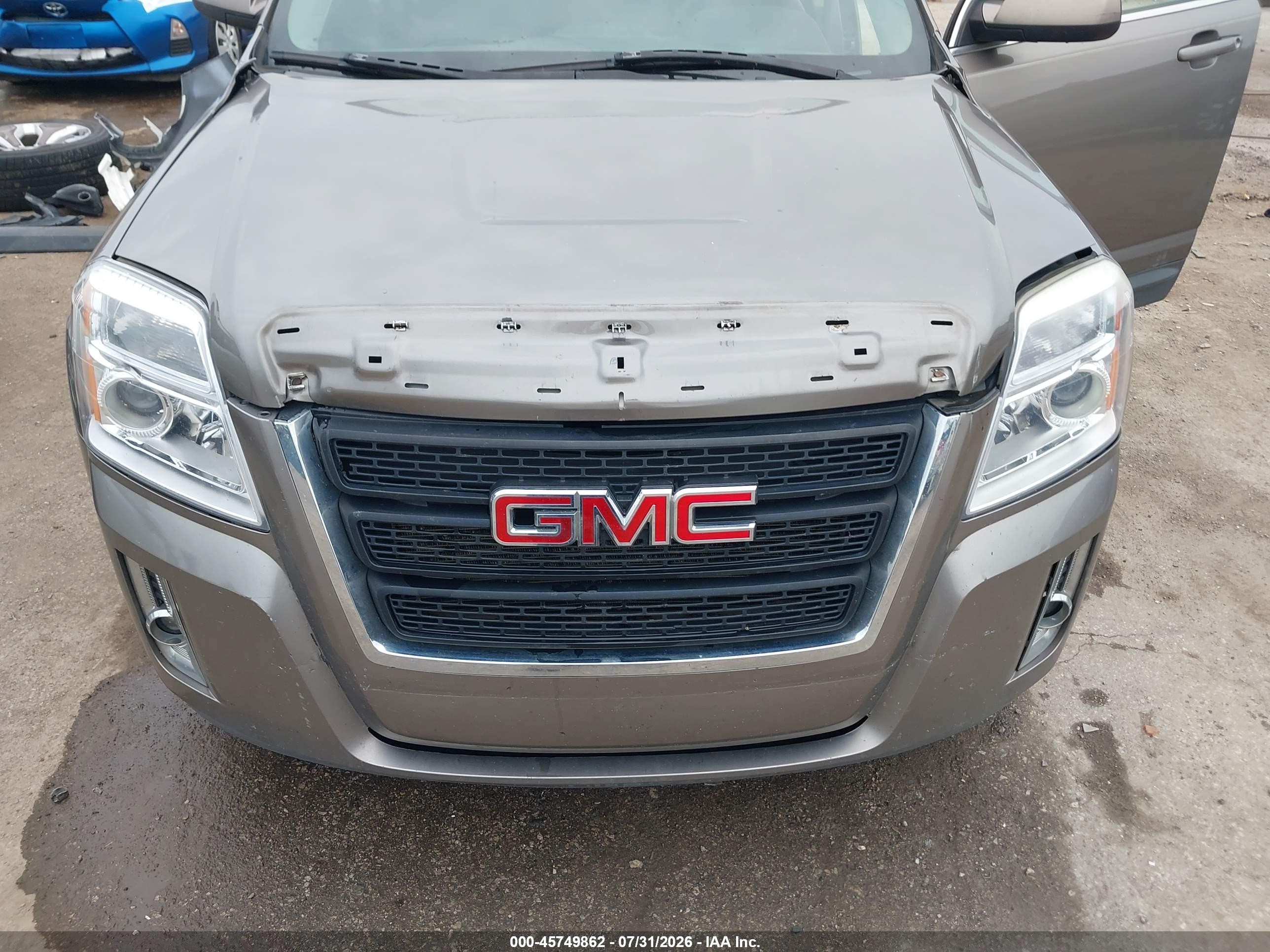 2012 Gmc Terrain Sle-1 Gray vin: 2GKALMEK7C6123629