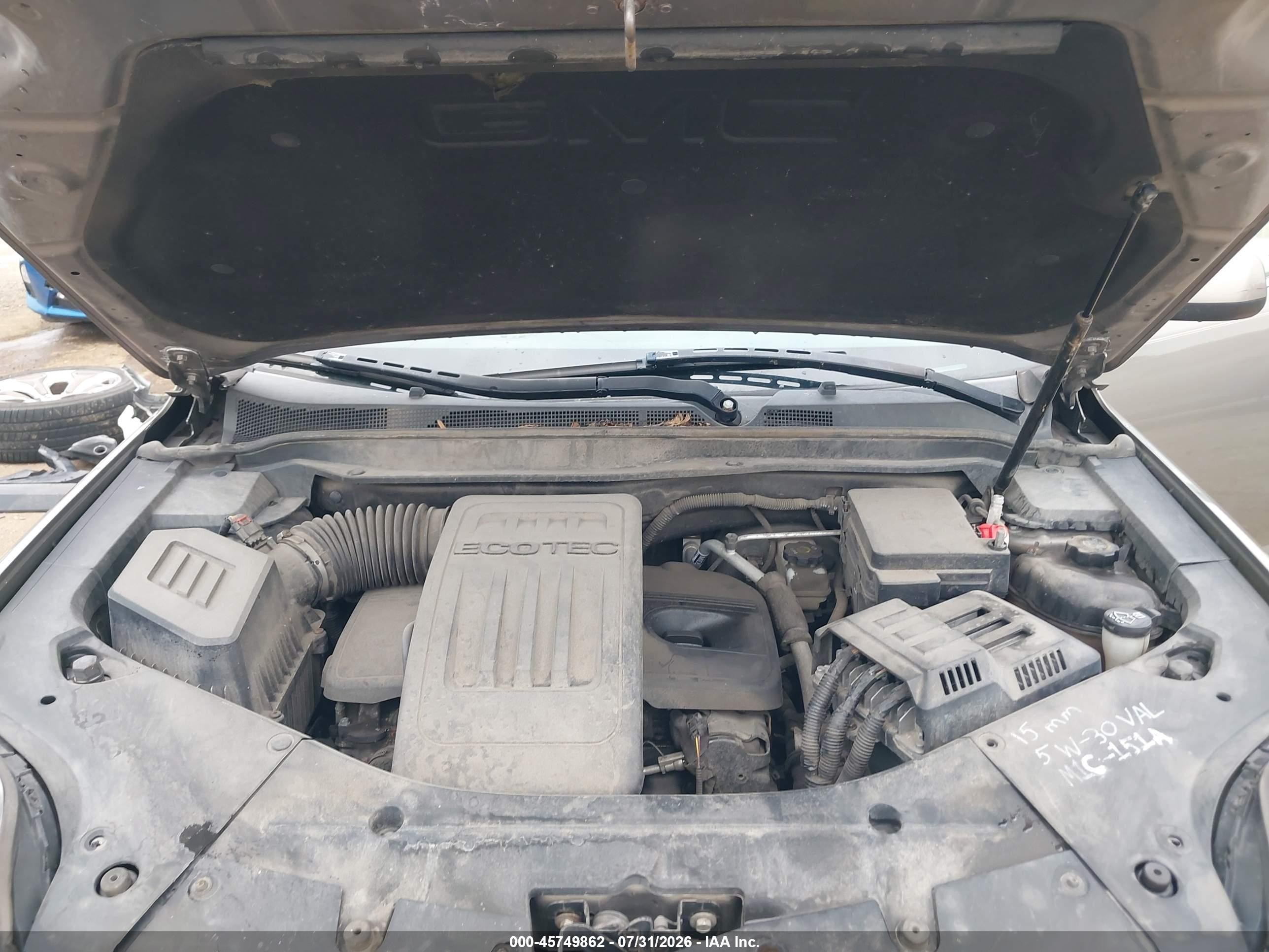 2012 Gmc Terrain Sle-1 Gray vin: 2GKALMEK7C6123629