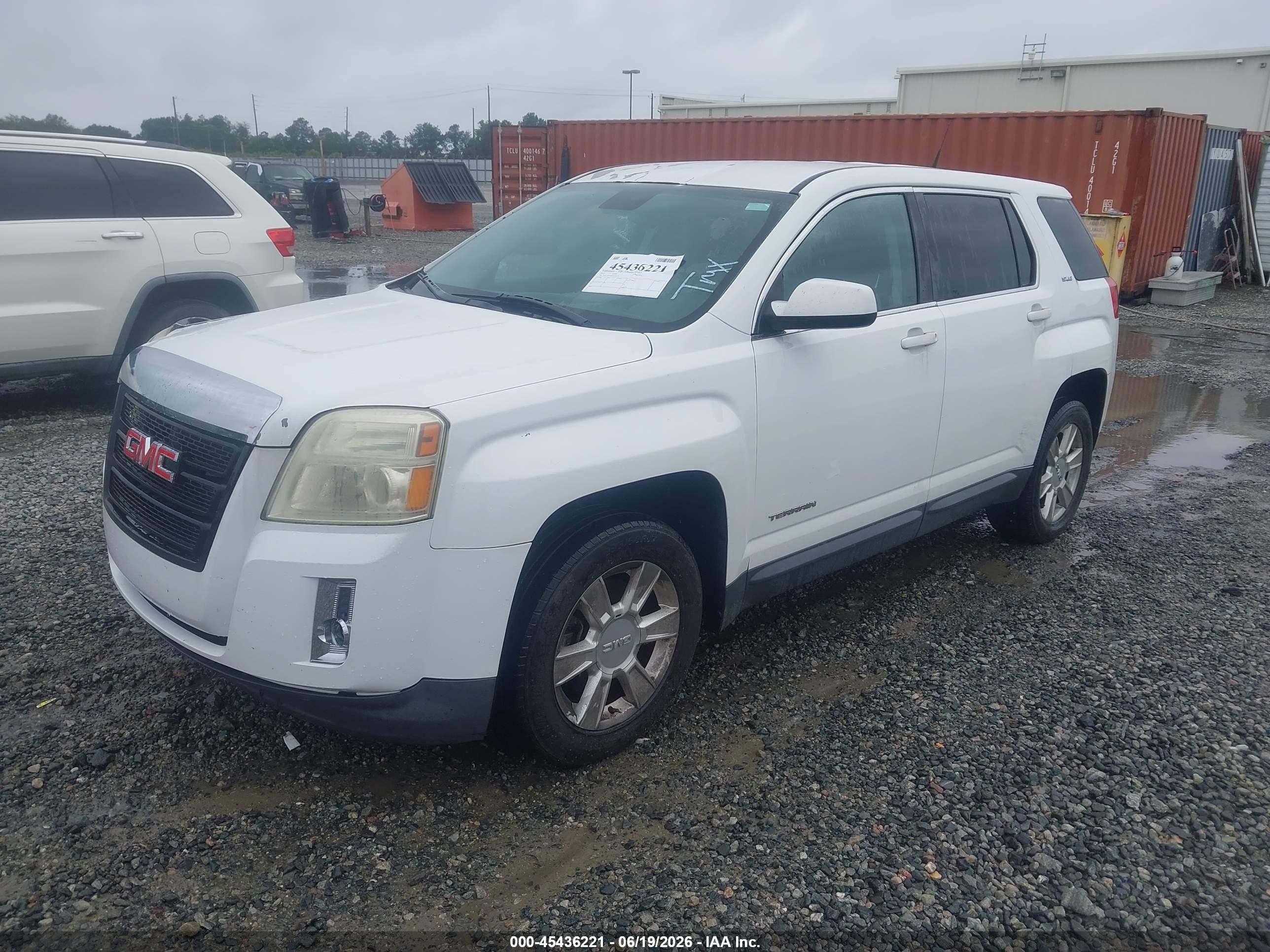2012 Gmc Terrain Sle-1 White vin: 2GKALMEK7C6326925