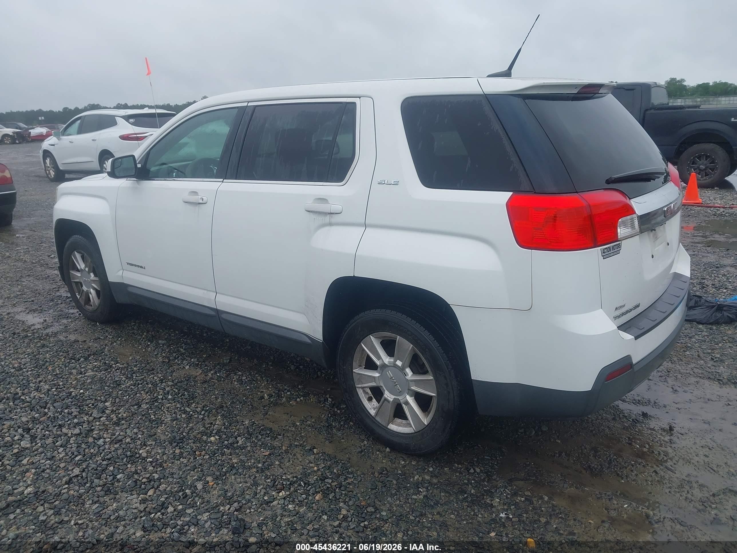 2012 Gmc Terrain Sle-1 White vin: 2GKALMEK7C6326925