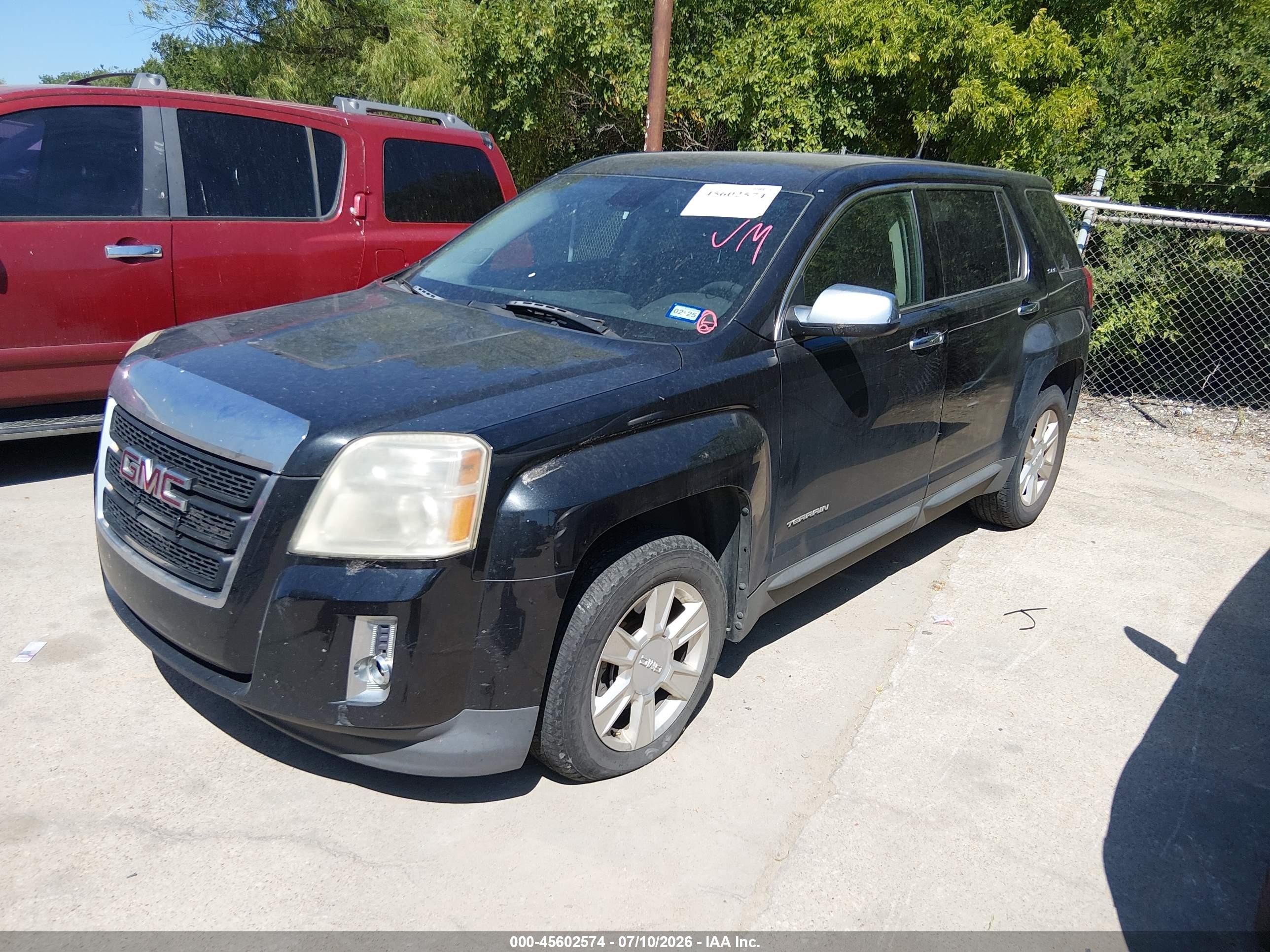 2013 Gmc Terrain Sle-1 Black vin: 2GKALMEK7D6179748