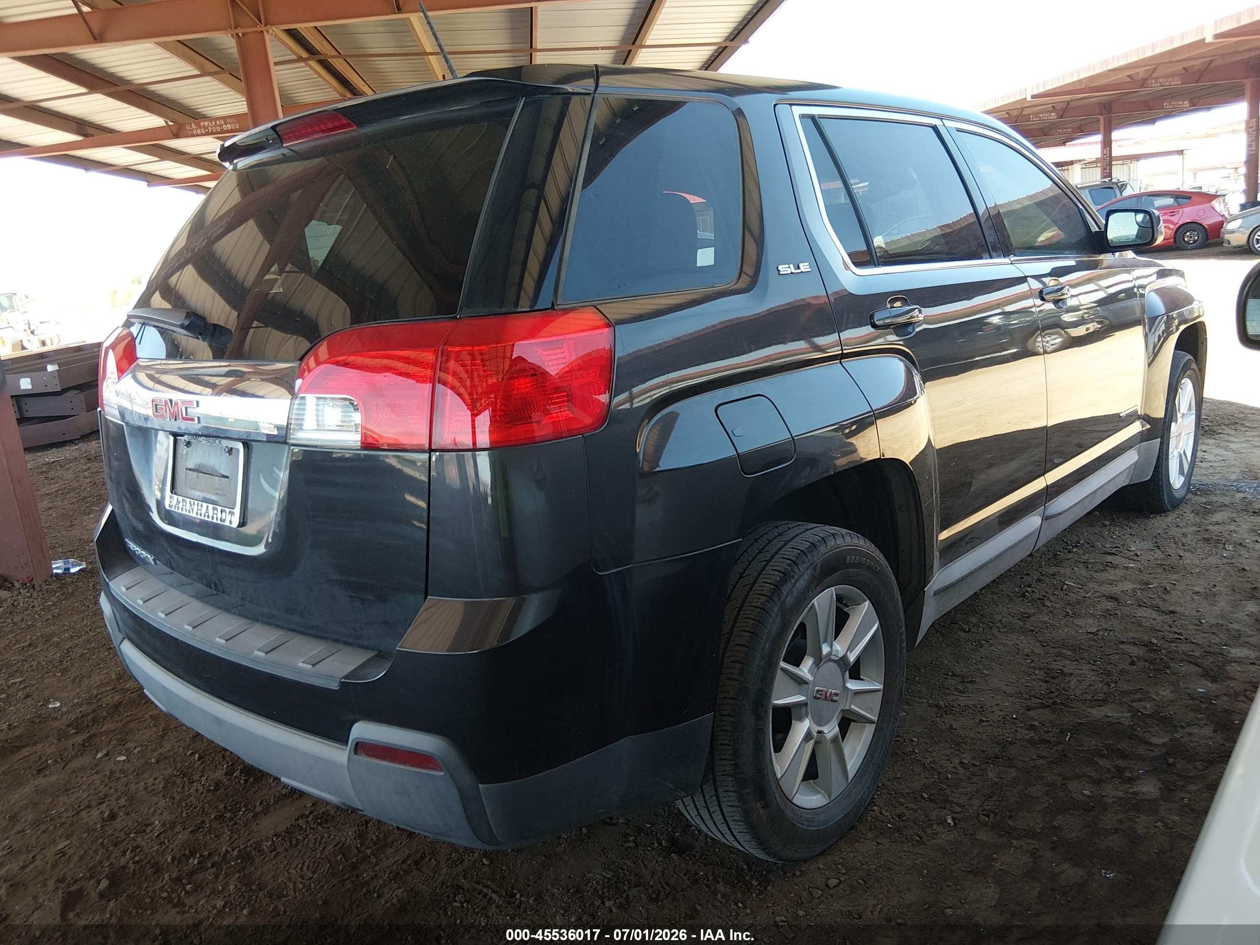 2013 Gmc Terrain Sle-1 Gray vin: 2GKALMEK7D6266789