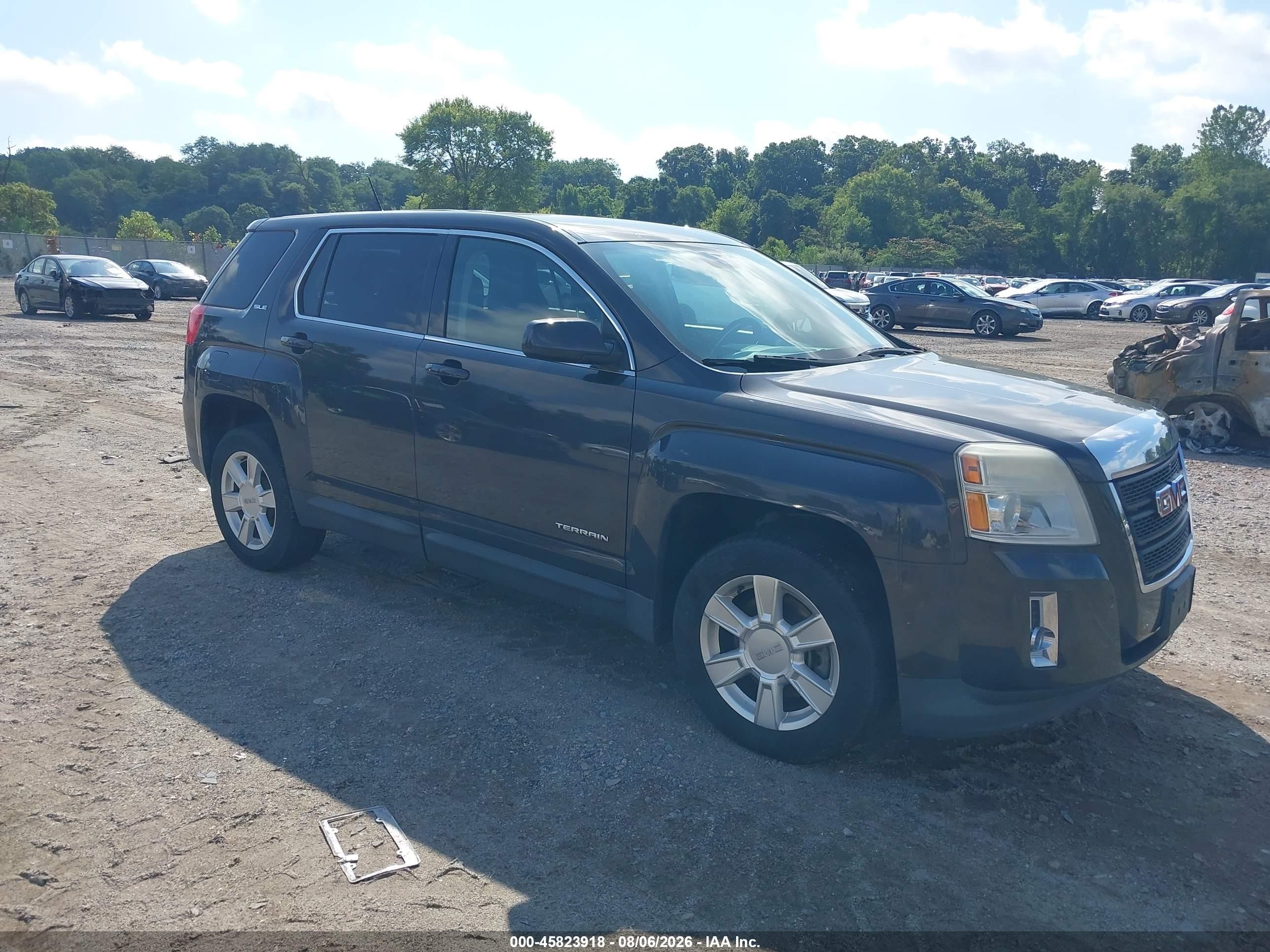 2013 Gmc Terrain Sle-1 Gray vin: 2GKALMEK7D6320432