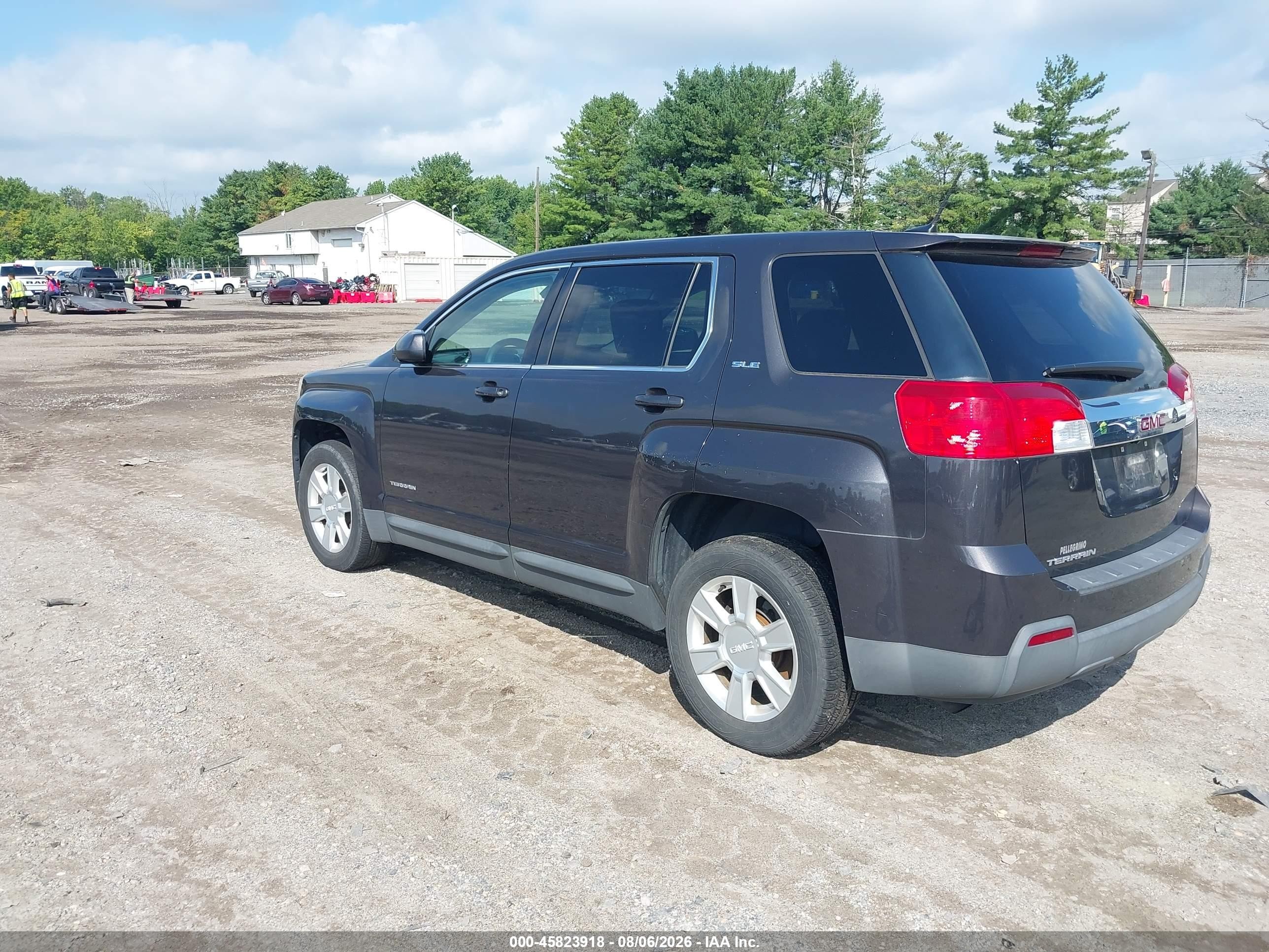 2013 Gmc Terrain Sle-1 Gray vin: 2GKALMEK7D6320432