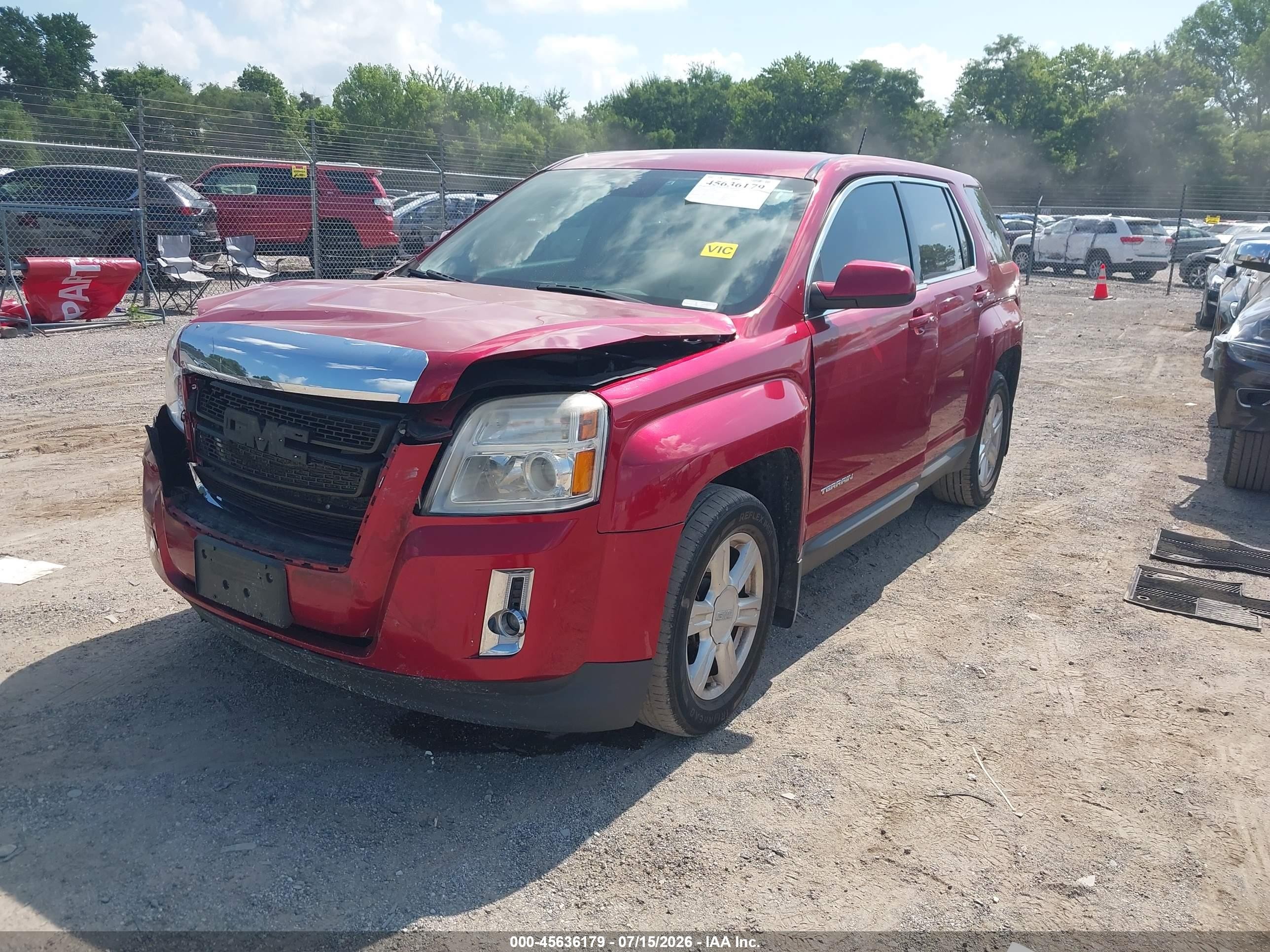 2014 Gmc Terrain Sle-1 Tan vin: 2GKALMEK7E6139056