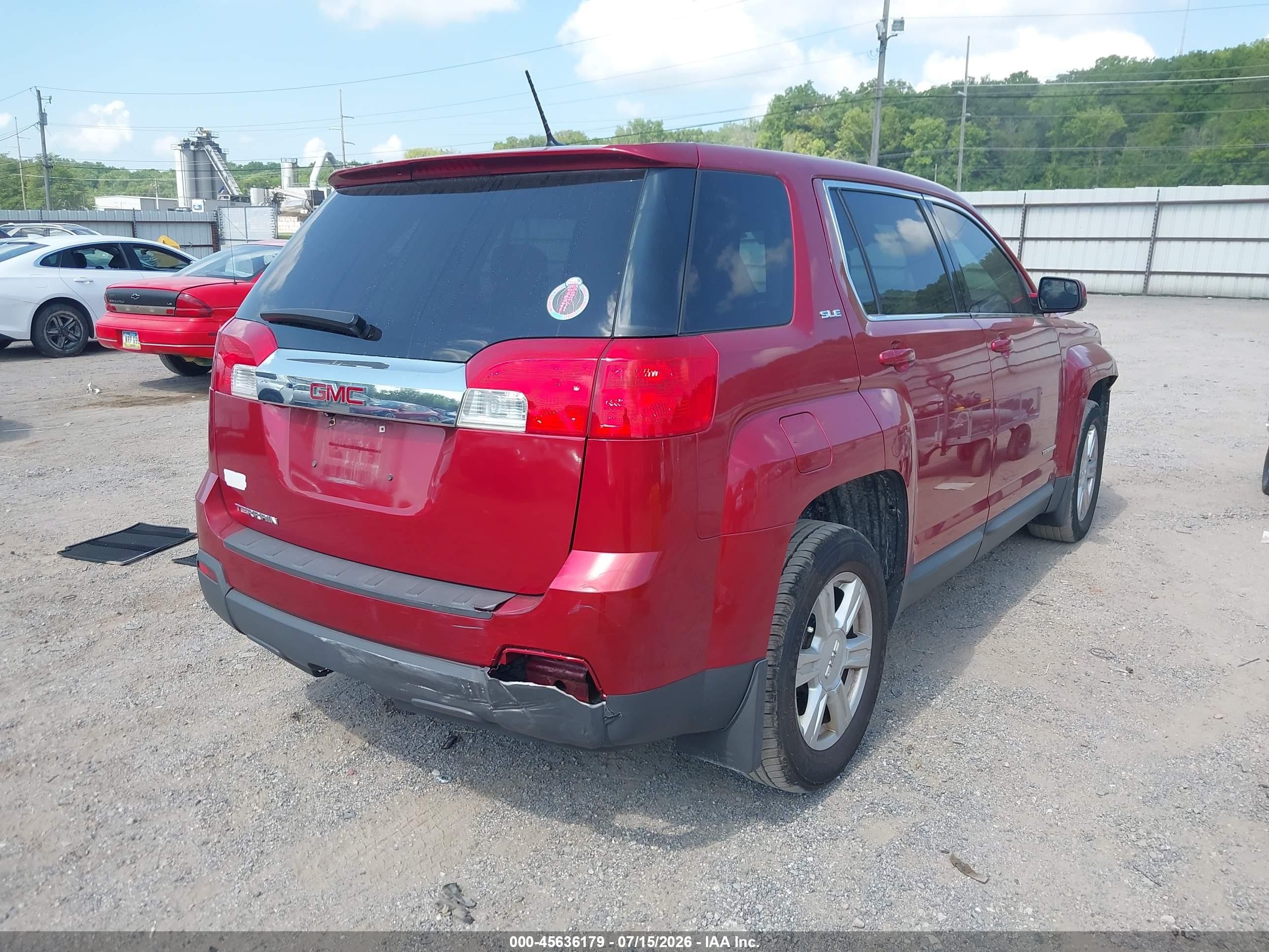 2014 Gmc Terrain Sle-1 Tan vin: 2GKALMEK7E6139056