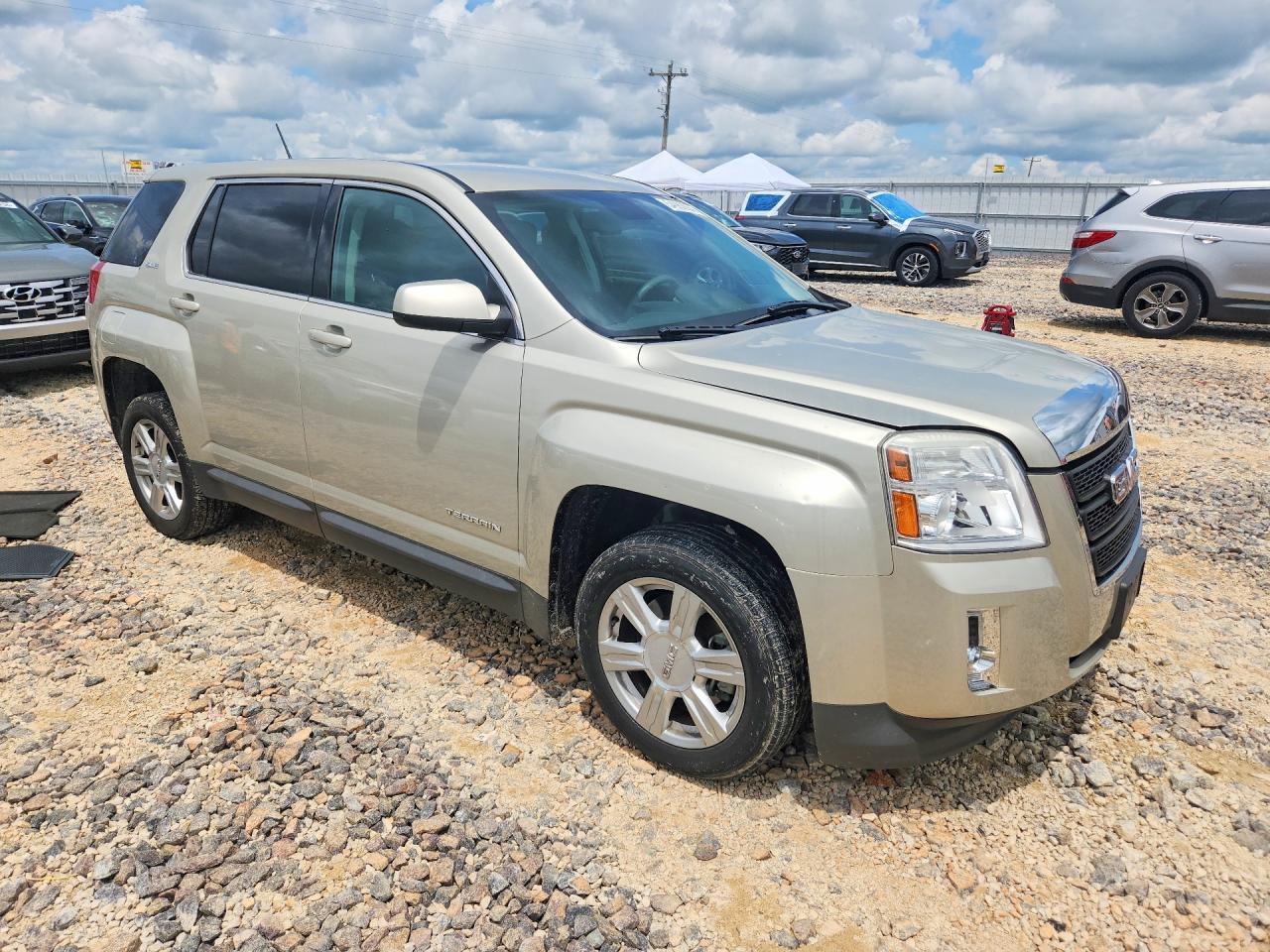 2014 Gmc Terrain Sle Silver vin: 2GKALMEK7E6210756