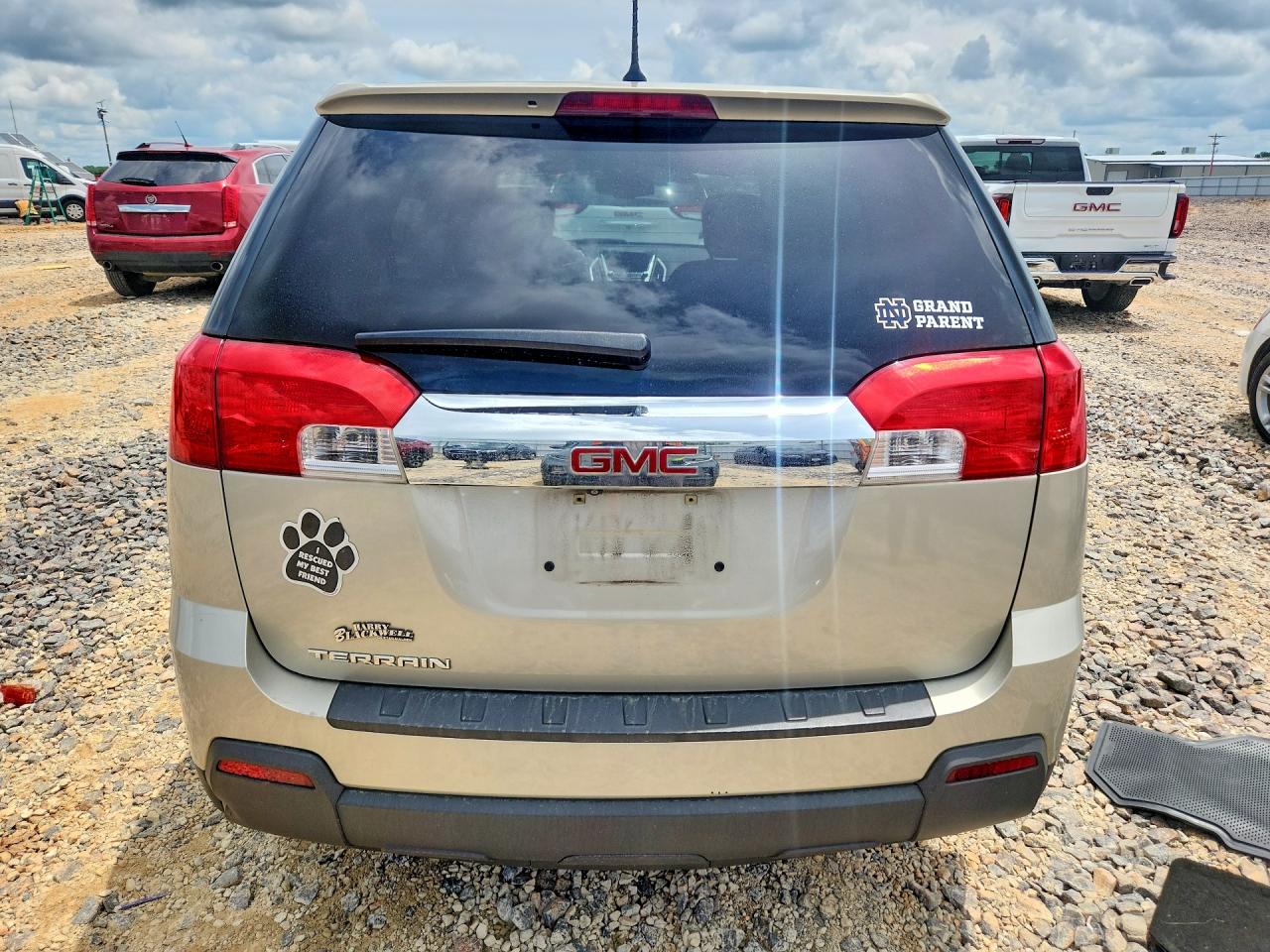 2014 Gmc Terrain Sle Silver vin: 2GKALMEK7E6210756