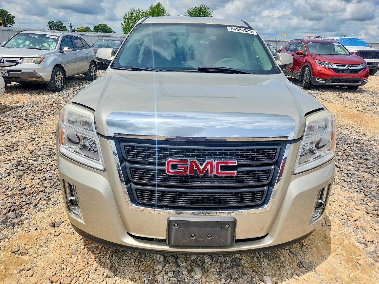 2014 Gmc Terrain Sle Silver vin: 2GKALMEK7E6210756