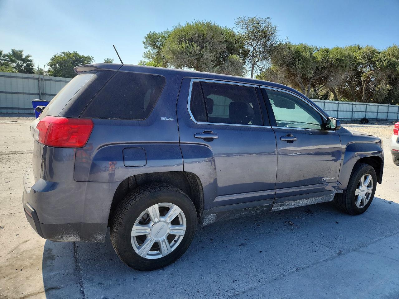 2014 Gmc Terrain Sle Blue vin: 2GKALMEK7E6224270