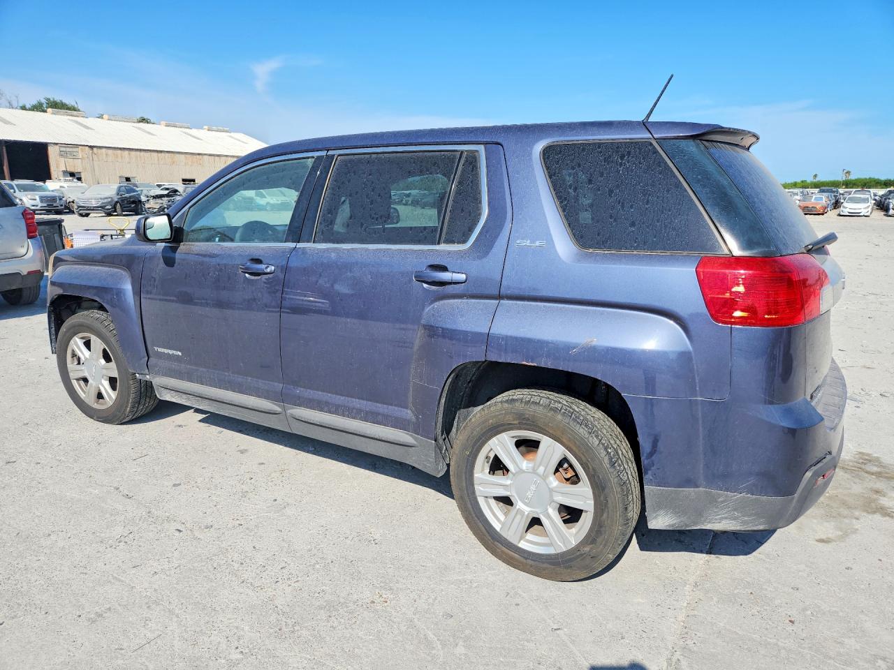 2014 Gmc Terrain Sle Blue vin: 2GKALMEK7E6224270
