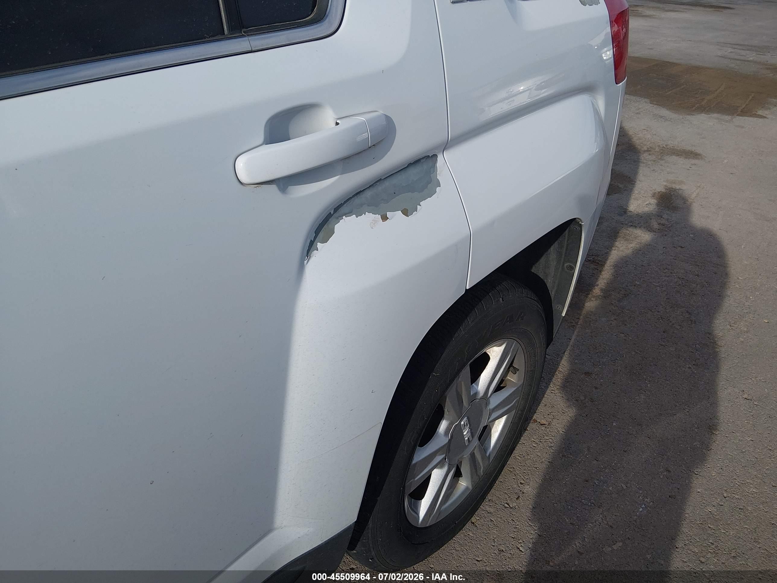 2014 Gmc Terrain Sle-1 White vin: 2GKALMEK7E6343176