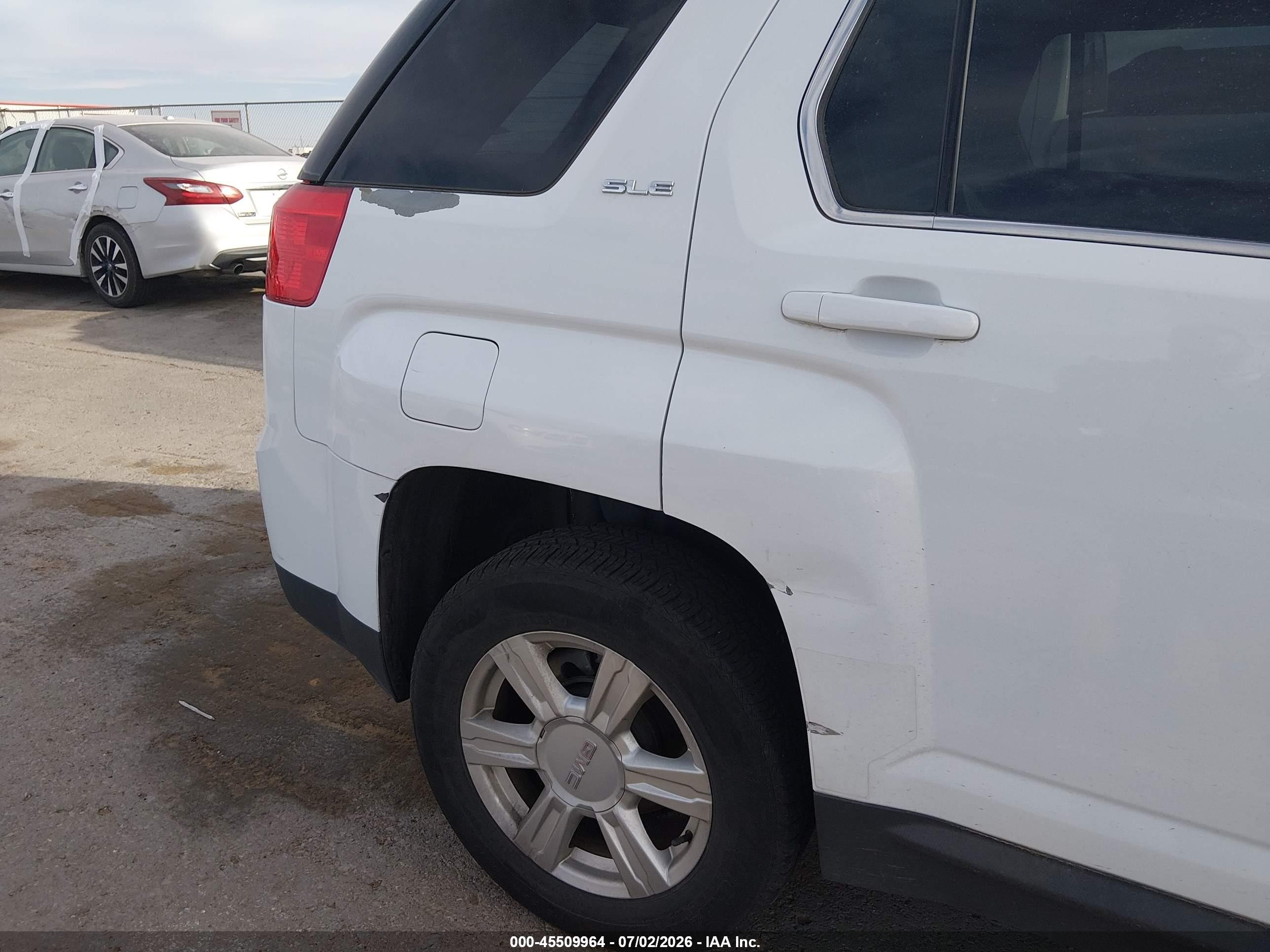 2014 Gmc Terrain Sle-1 White vin: 2GKALMEK7E6343176