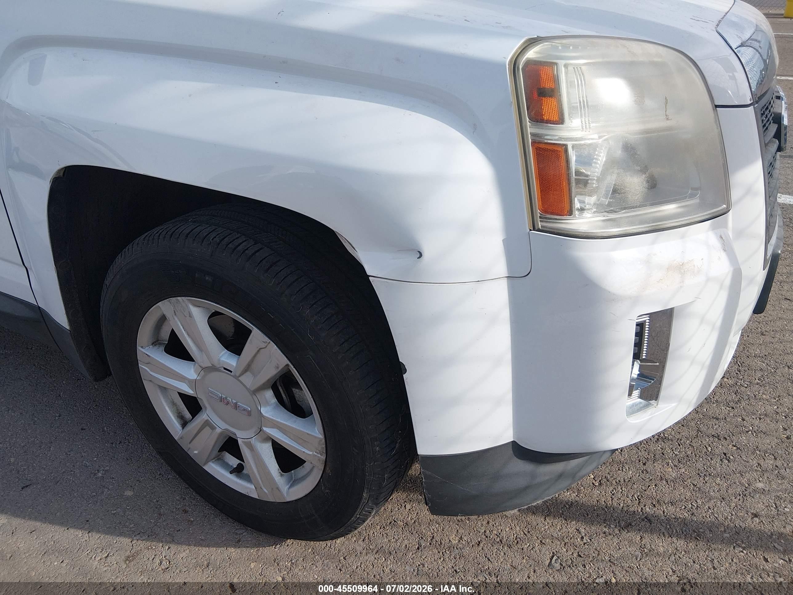 2014 Gmc Terrain Sle-1 White vin: 2GKALMEK7E6343176