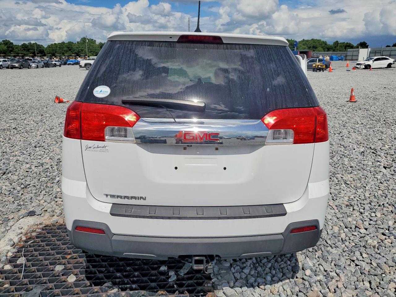 2014 Gmc Terrain Sle White vin: 2GKALMEK7E6378591
