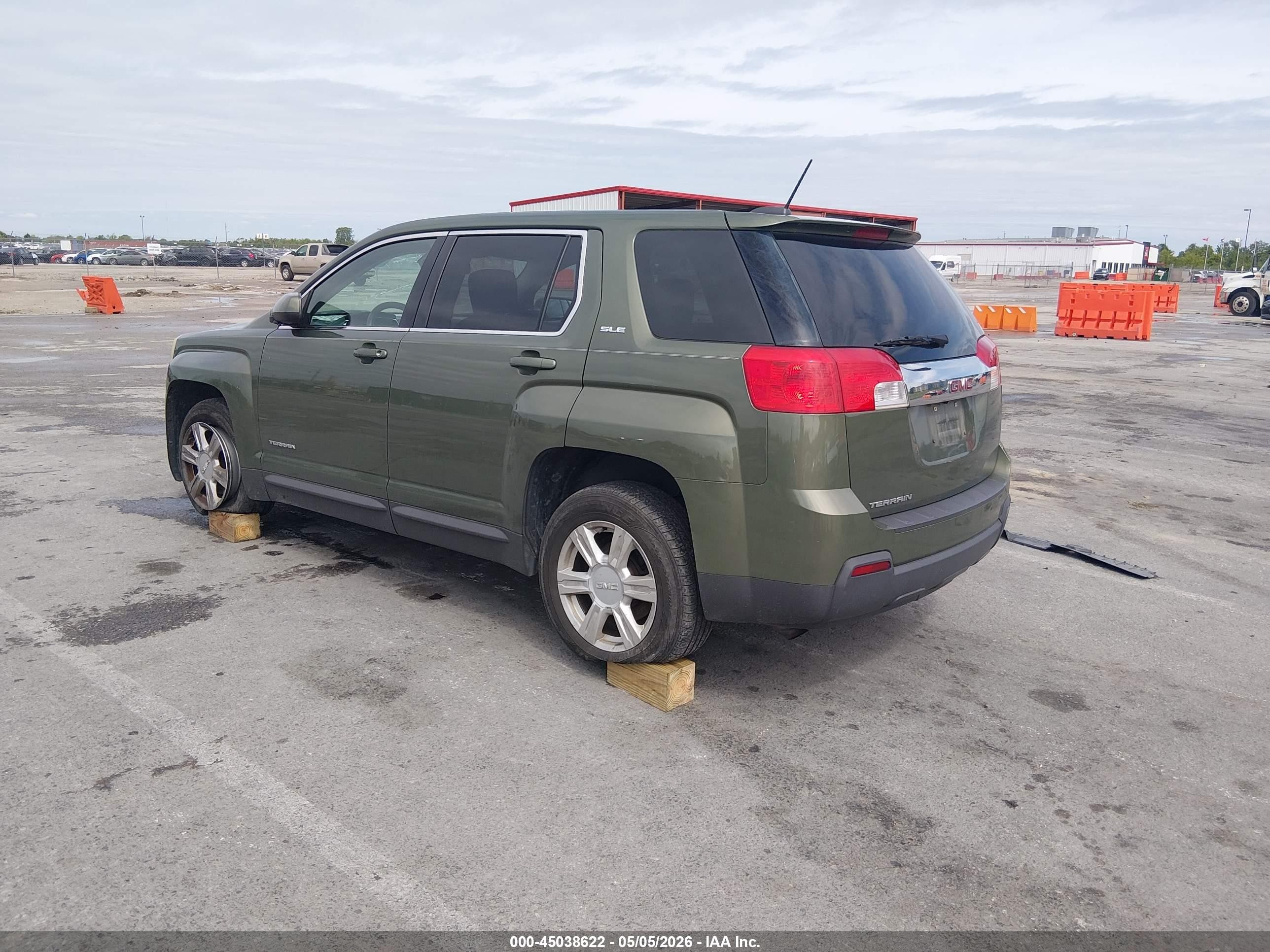 2015 Gmc Terrain Sle-1 Green vin: 2GKALMEK7F6118676